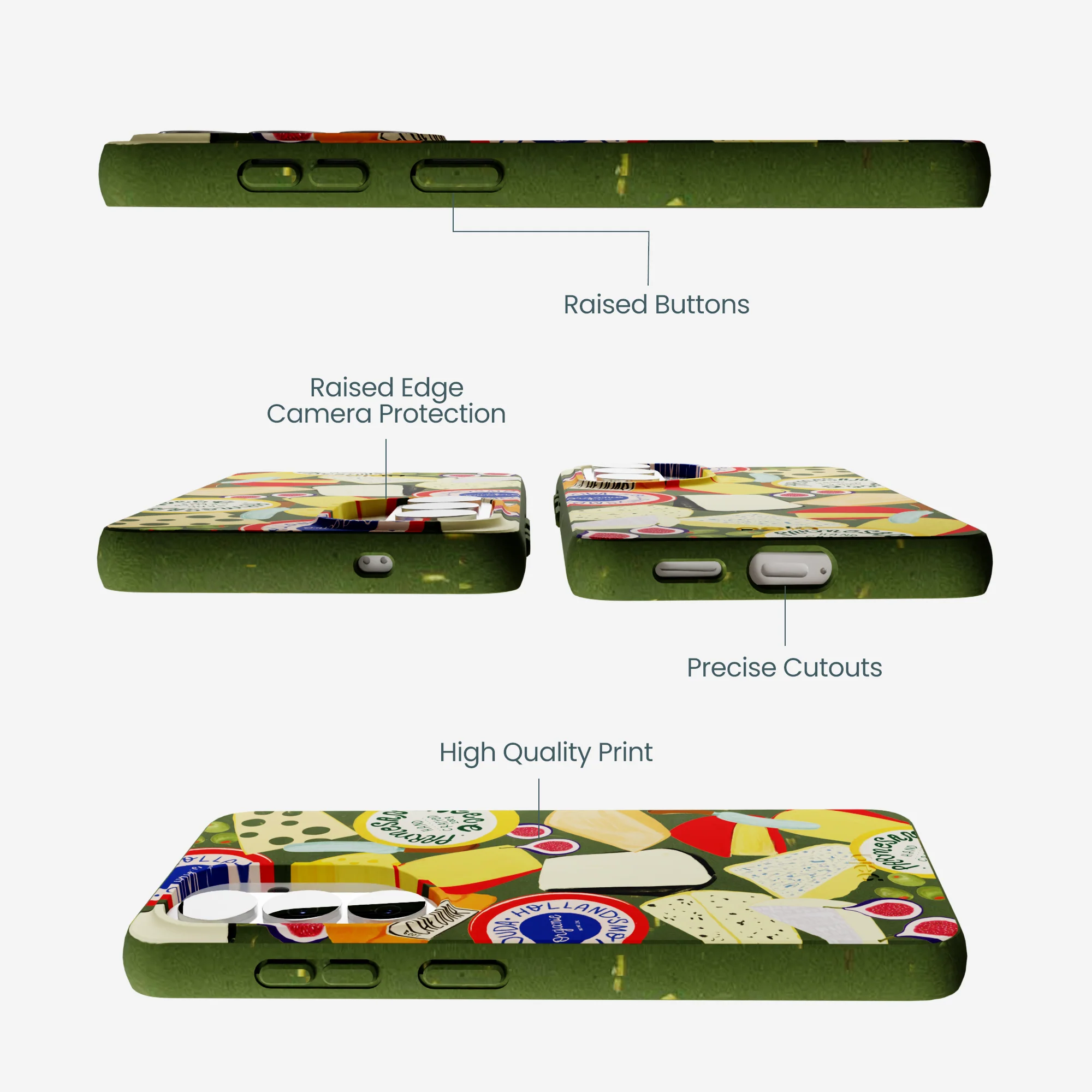Forest Floor Cheese Spread Samsung Galaxy S26 Case - Image 3