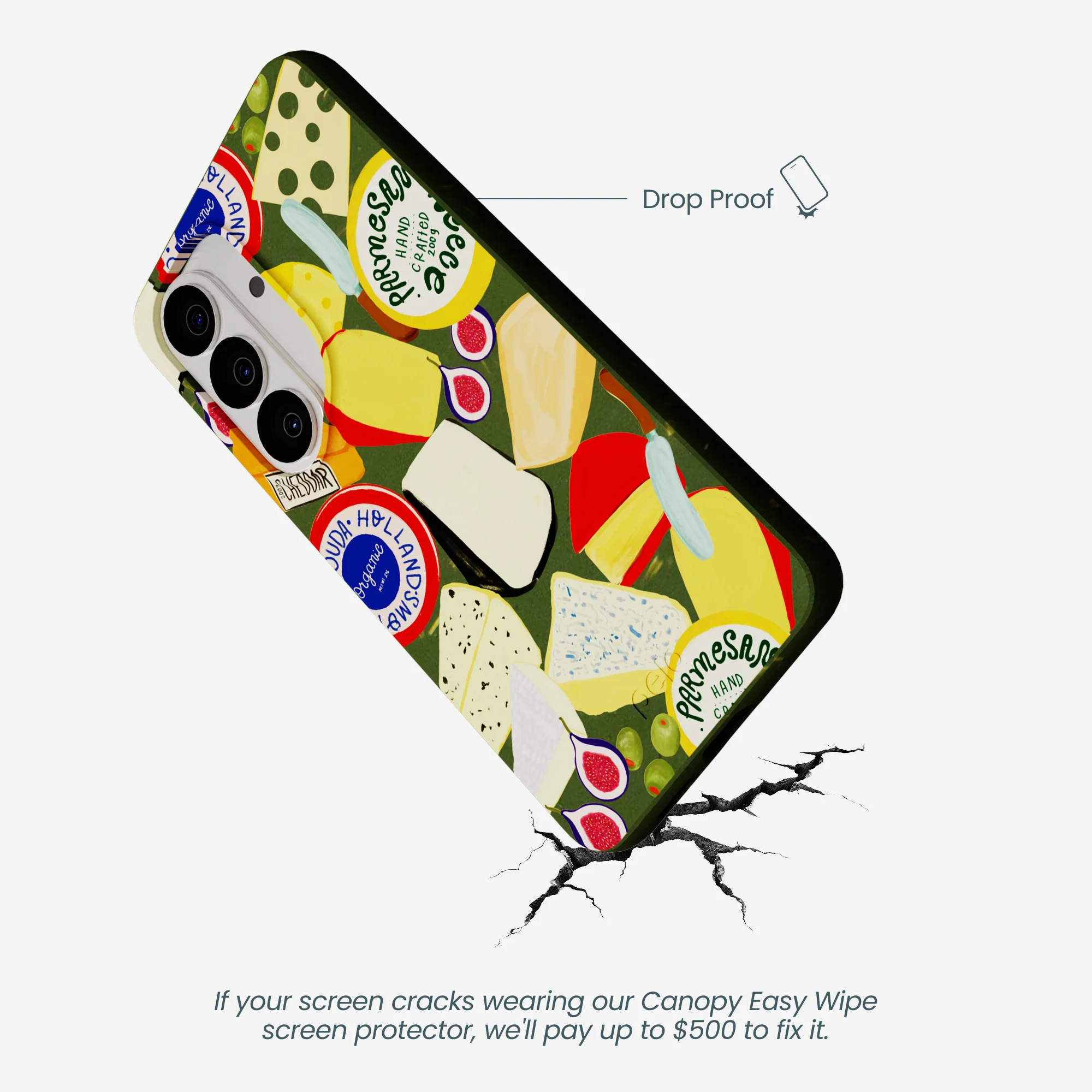 Forest Floor Cheese Spread Samsung Galaxy S26 Case - Image 5