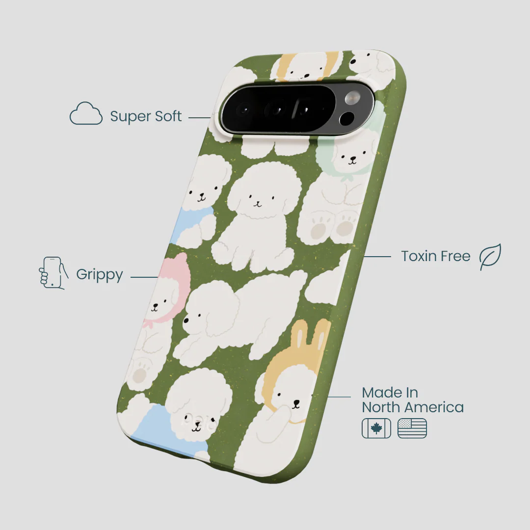 Forest Floor Cloud Poodles Google Pixel 10 Pro XL Case - Image 4