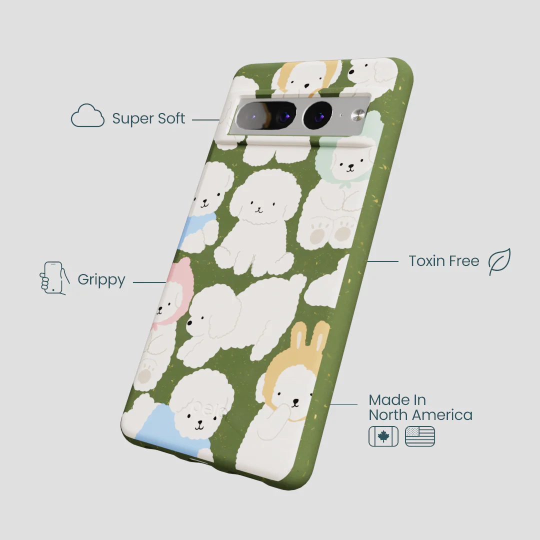 Forest Floor Cloud Poodles Google Pixel 7 Pro Case - Image 4