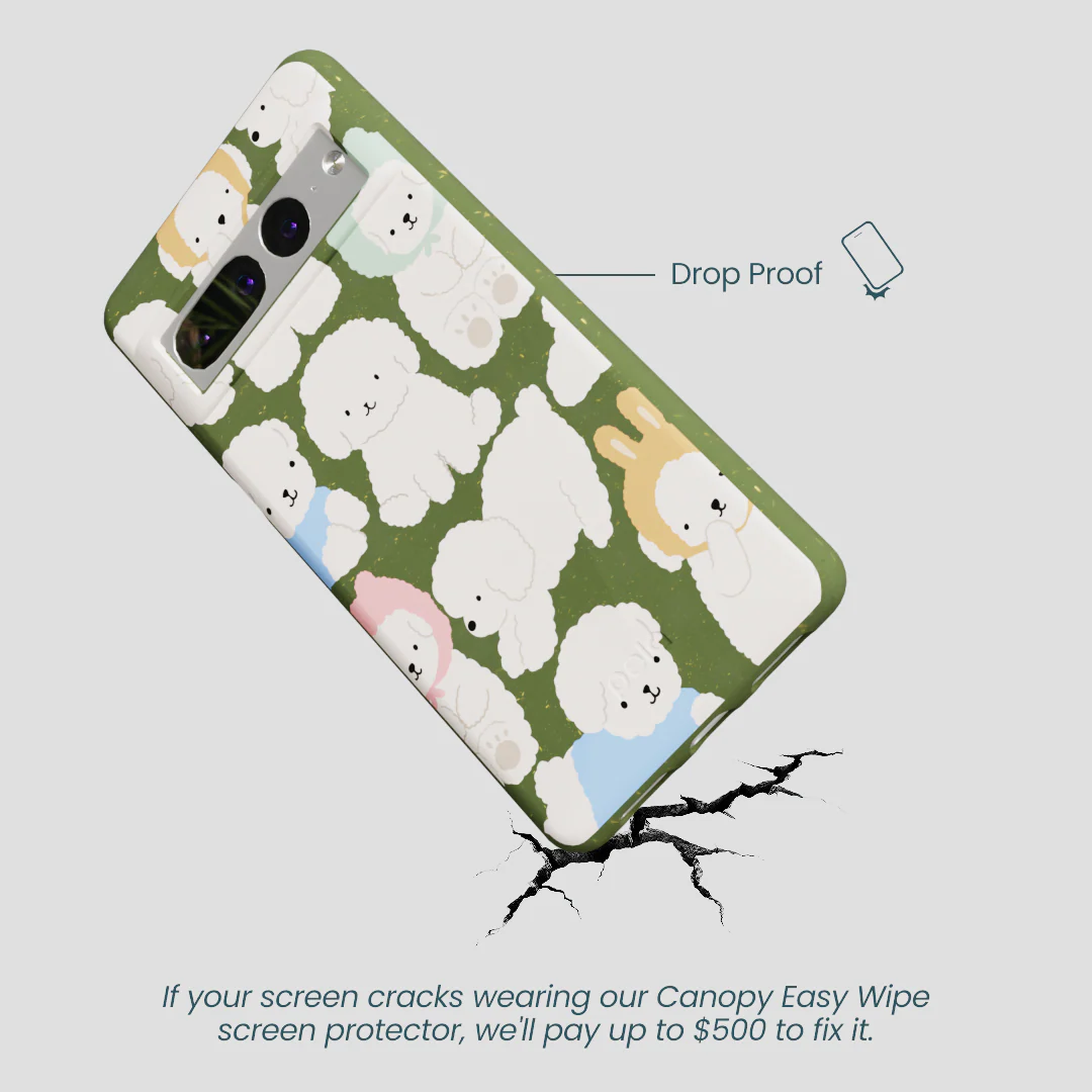 Forest Floor Cloud Poodles Google Pixel 7 Pro Case - Image 5