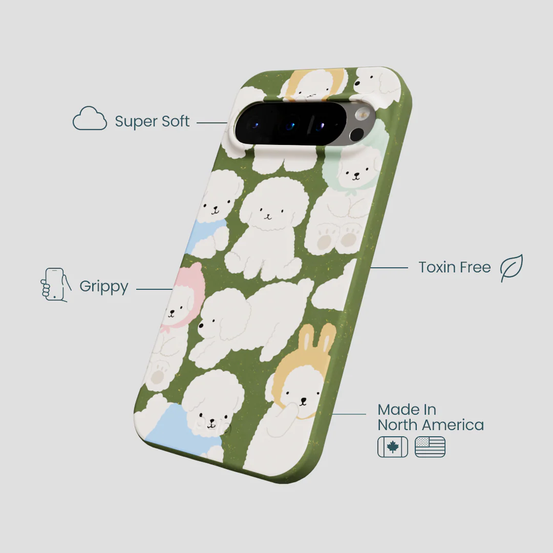 Forest Floor Cloud Poodles Google Pixel 9/9 Pro Case - Image 4