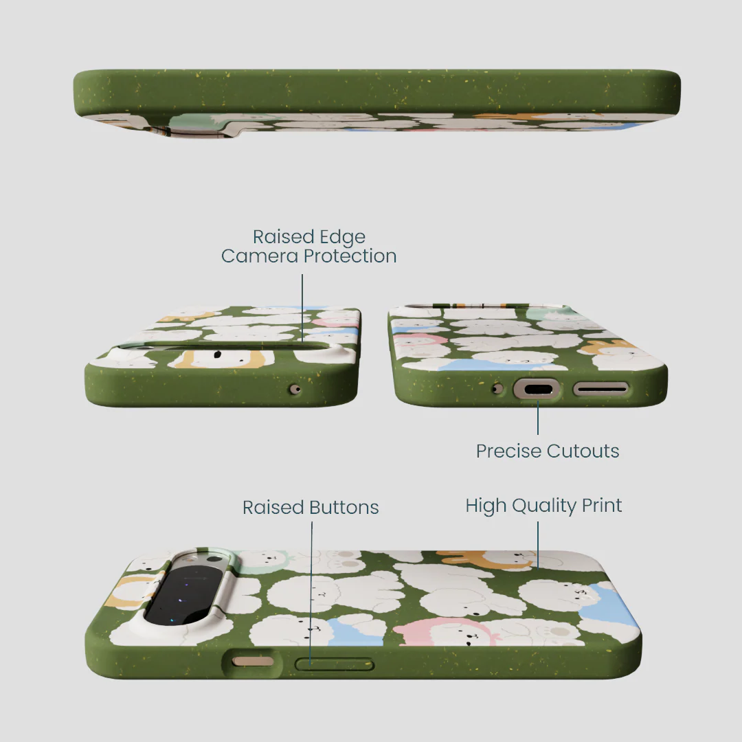 Forest Floor Cloud Poodles Google Pixel 9 Pro XL Case - Image 3