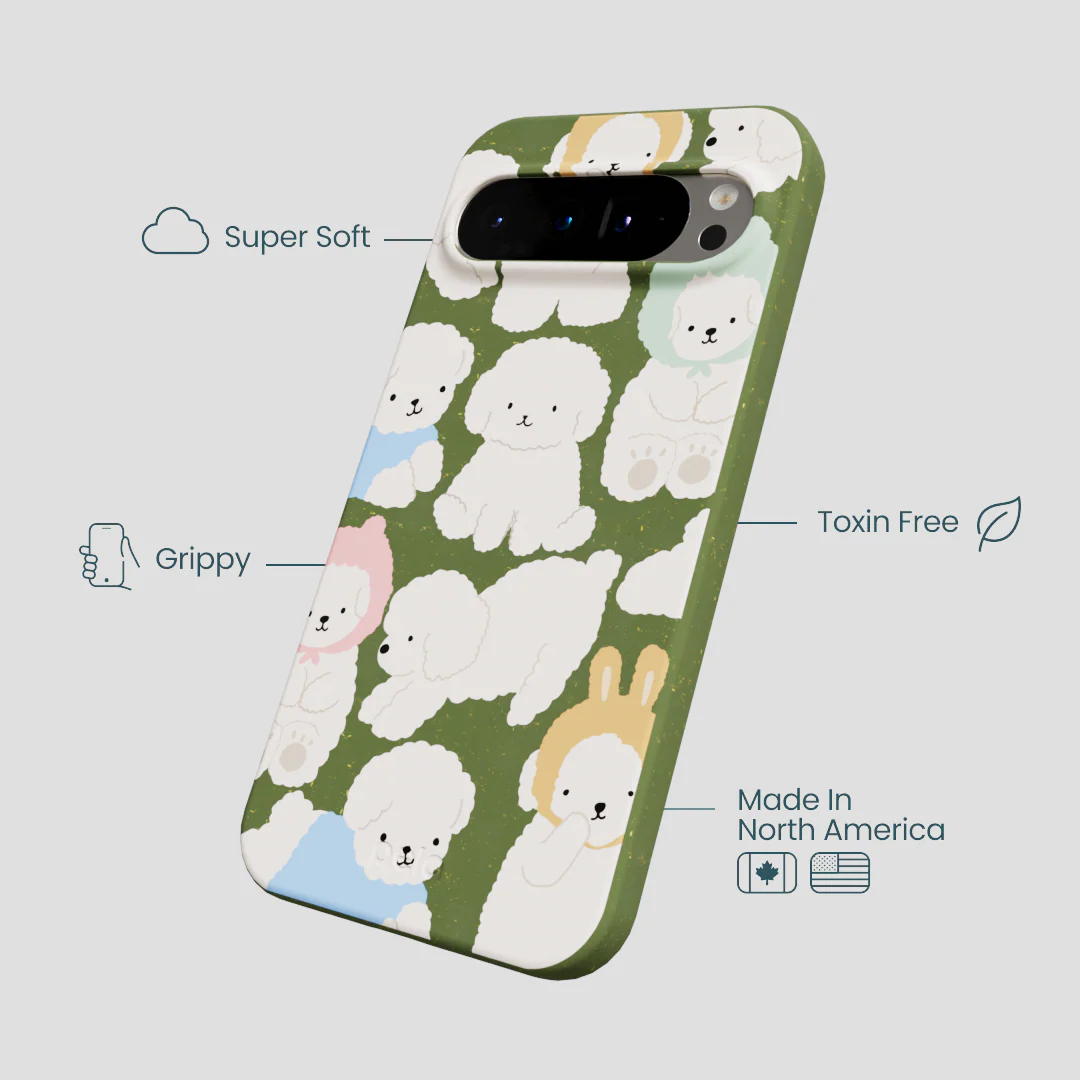 Forest Floor Cloud Poodles Google Pixel 9 Pro XL Case - Image 4