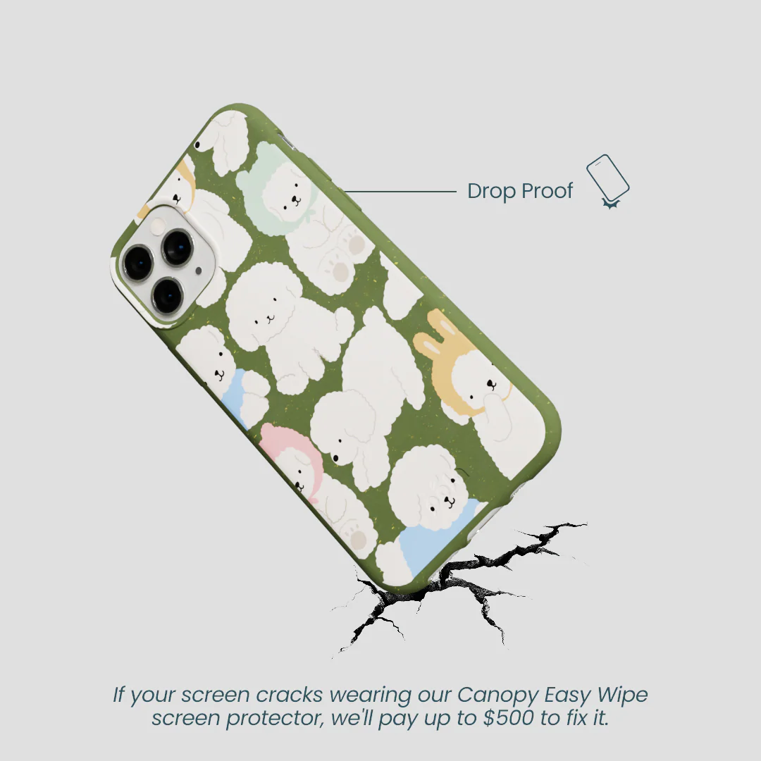 Forest Floor Cloud Poodles iPhone 11 Pro Case - Image 5