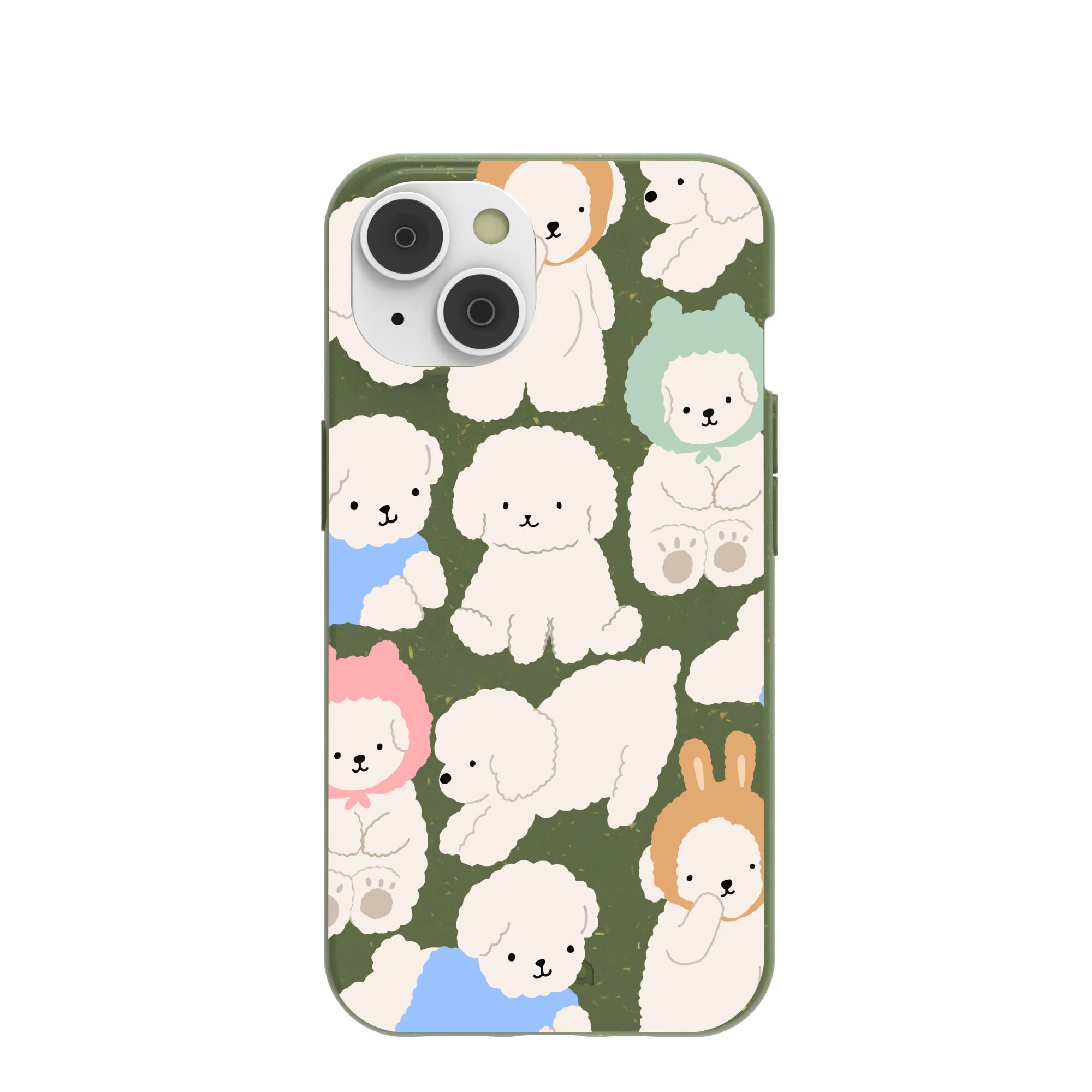 Forest Floor Cloud Poodles iPhone 14 Case