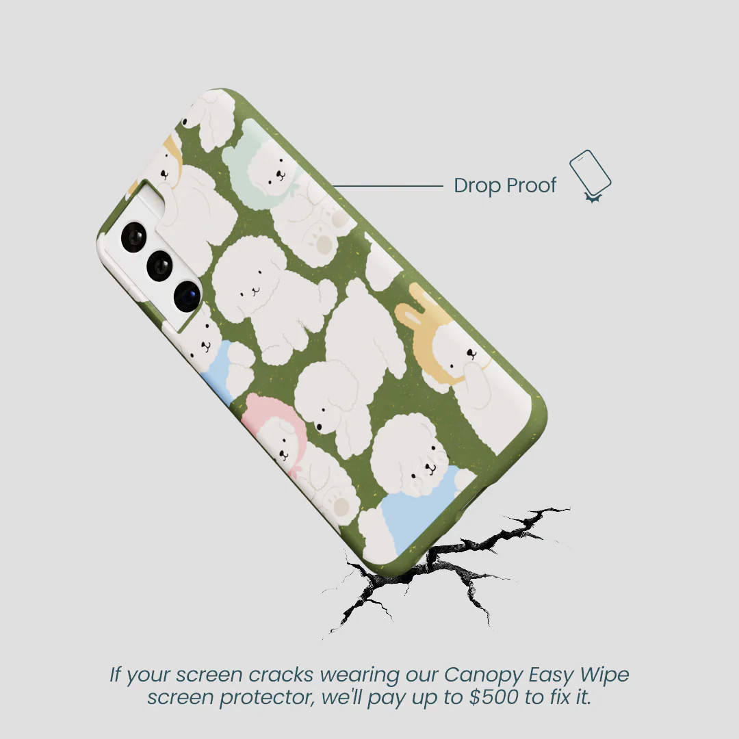 Forest Floor Cloud Poodles Samsung Galaxy S22 Case - Image 5
