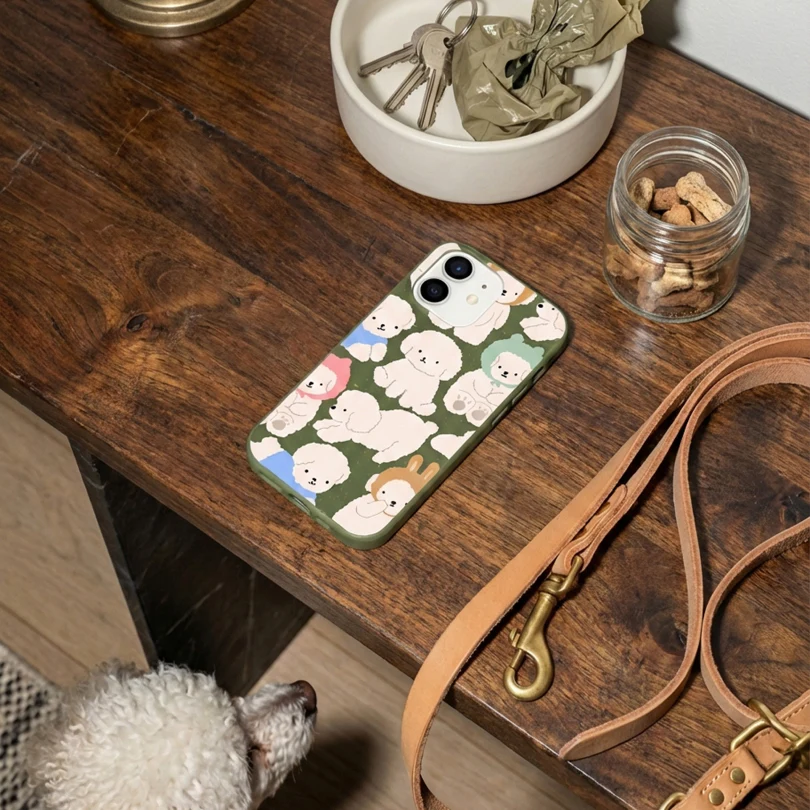 Forest Floor Cloud Poodles Samsung Galaxy S23+(Plus) Case - Image 2