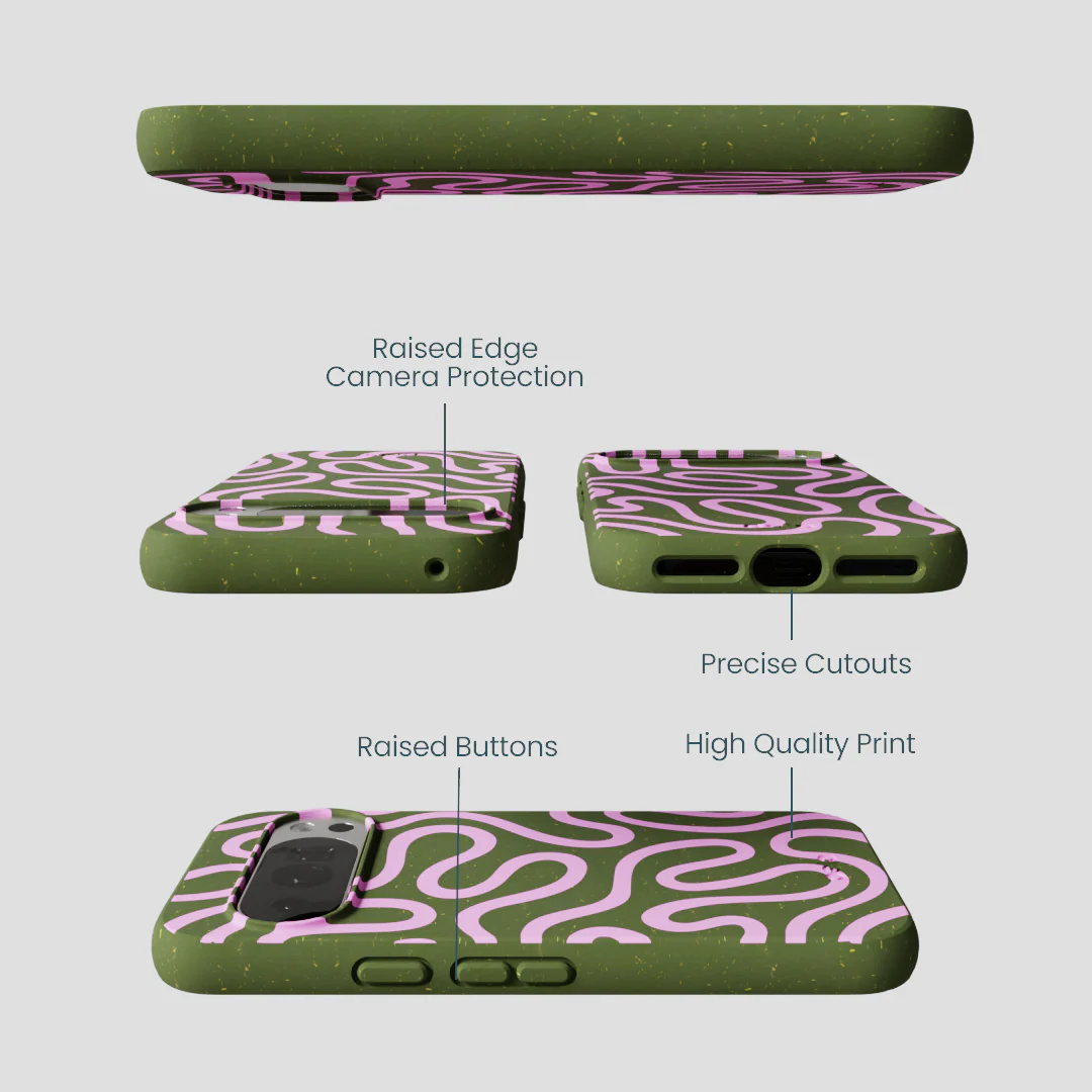 Forest Floor Cotton Curls Google Pixel 10/10 Pro Case - Image 3