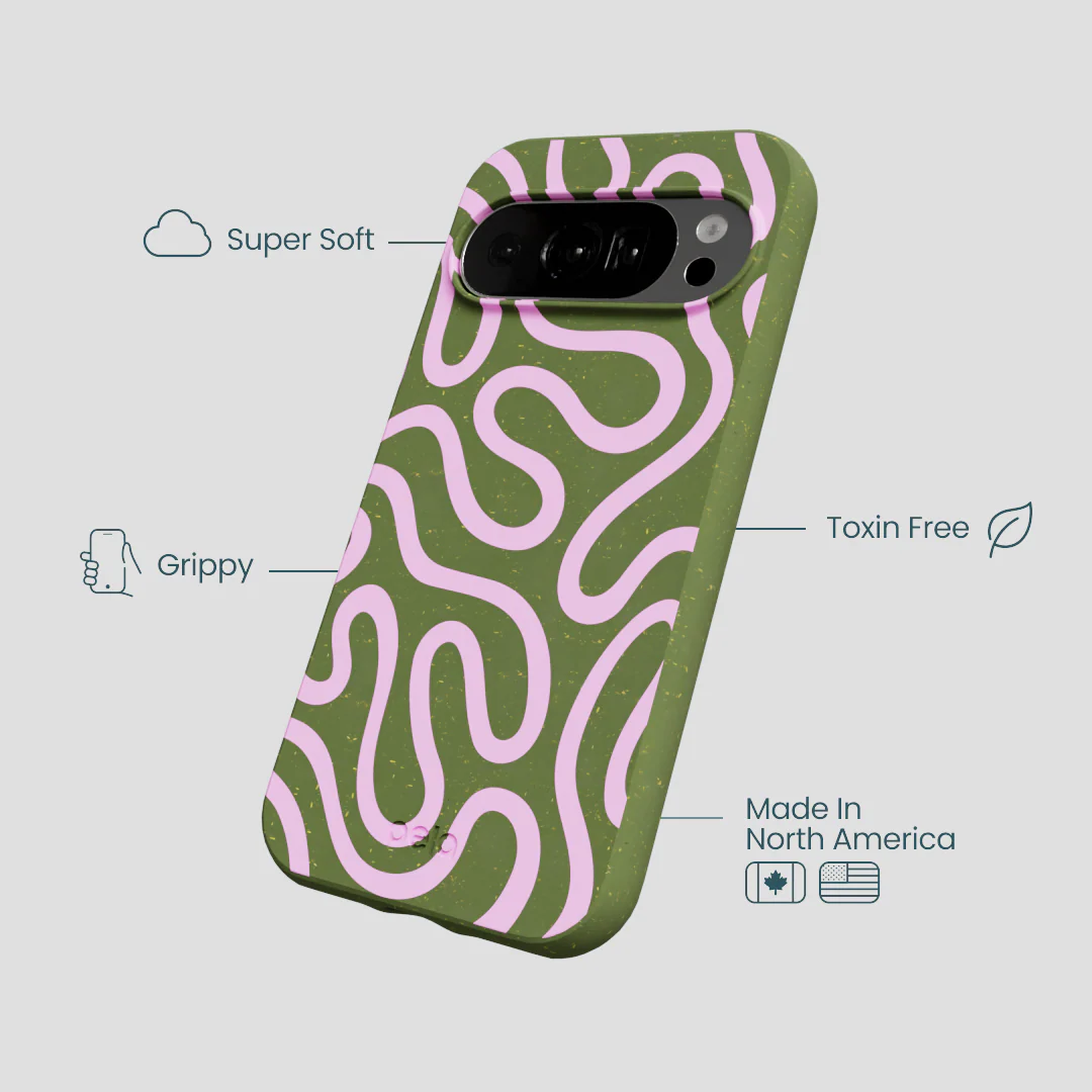 Forest Floor Cotton Curls Google Pixel 10/10 Pro Case - Image 4