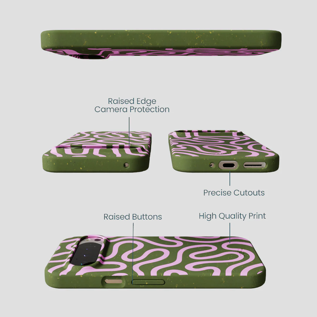 Forest Floor Cotton Curls Google Pixel 9/9 Pro Case - Image 3