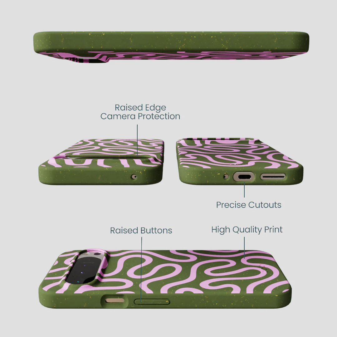 Forest Floor Cotton Curls Google Pixel 9 Pro XL Case - Image 3