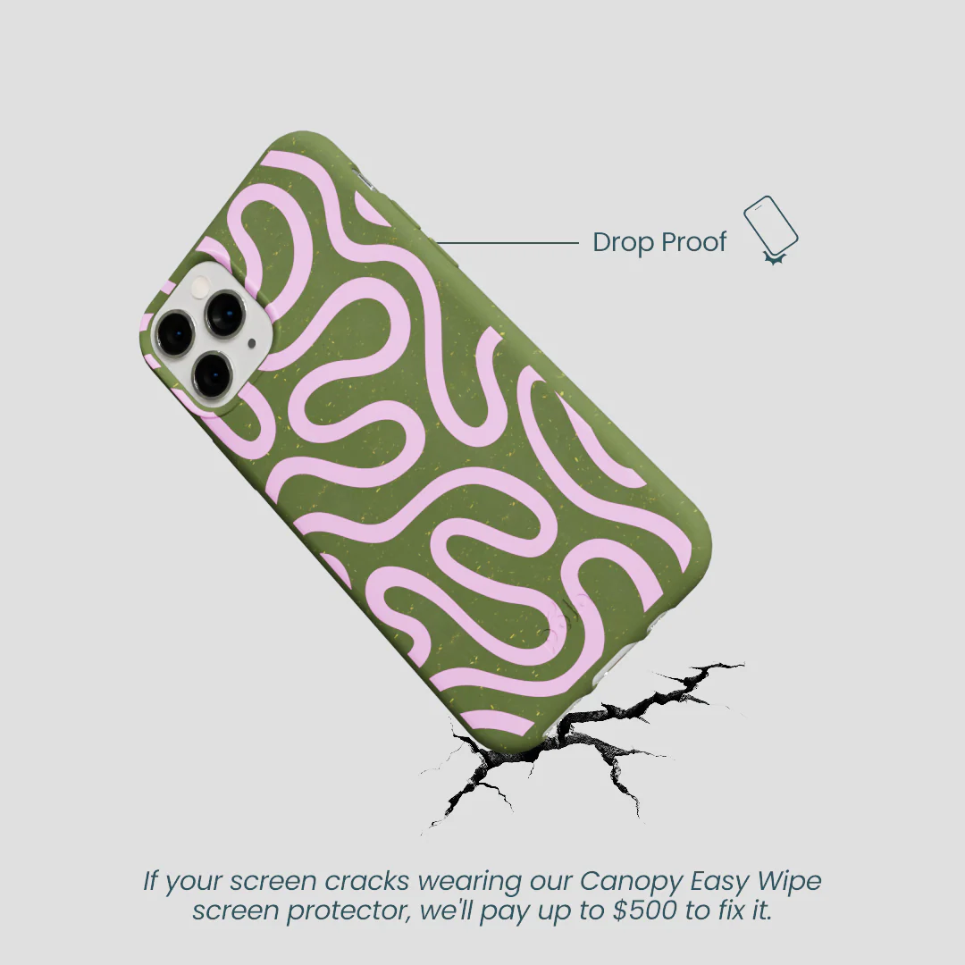 Forest Floor Cotton Curls iPhone 11 Pro Case - Image 5