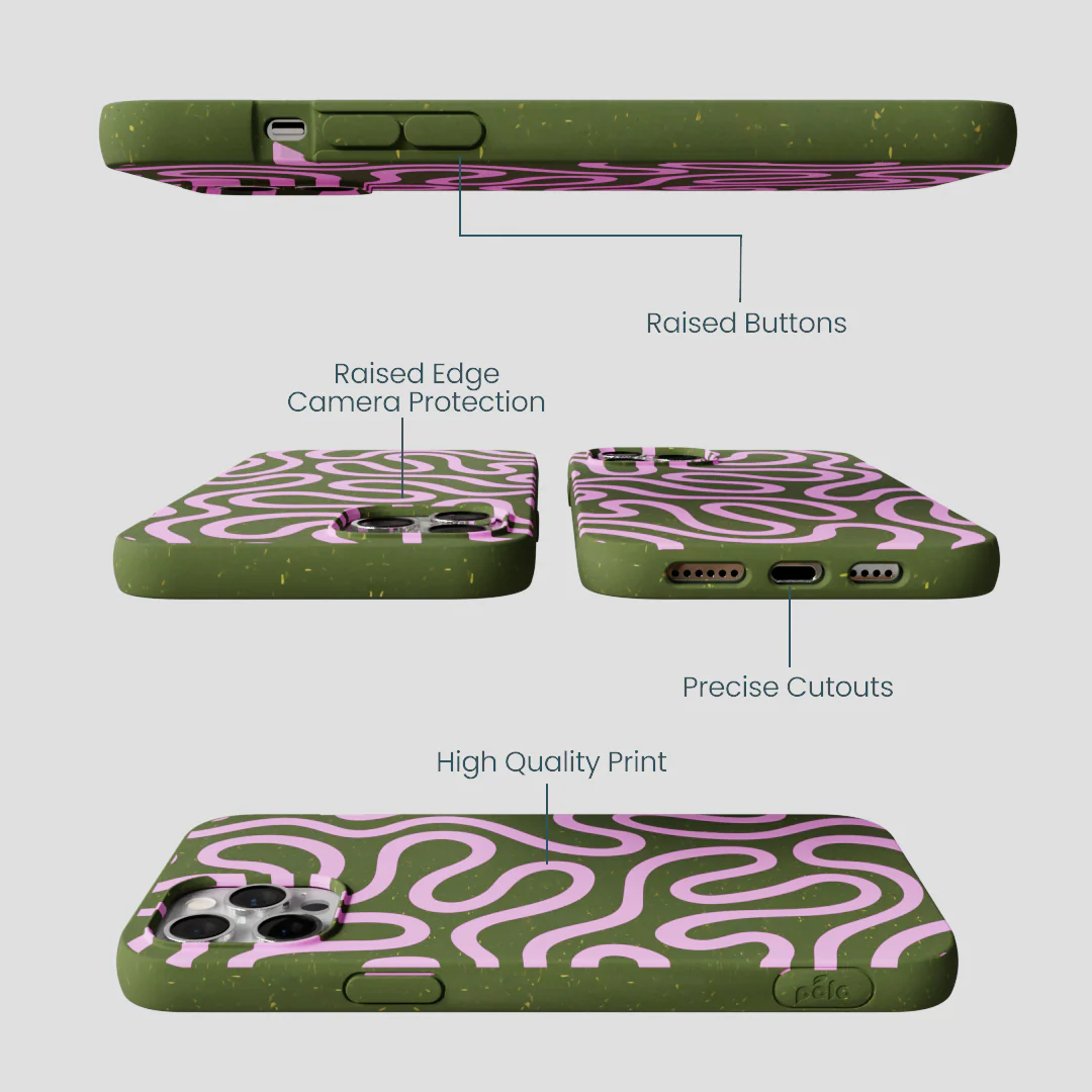 Forest Floor Cotton Curls iPhone 12 Pro Max Case - Image 3