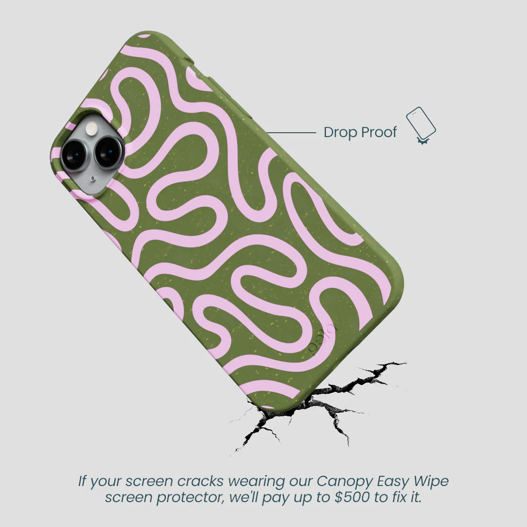 Forest Floor Cotton Curls iPhone 14 Plus Case - Image 5