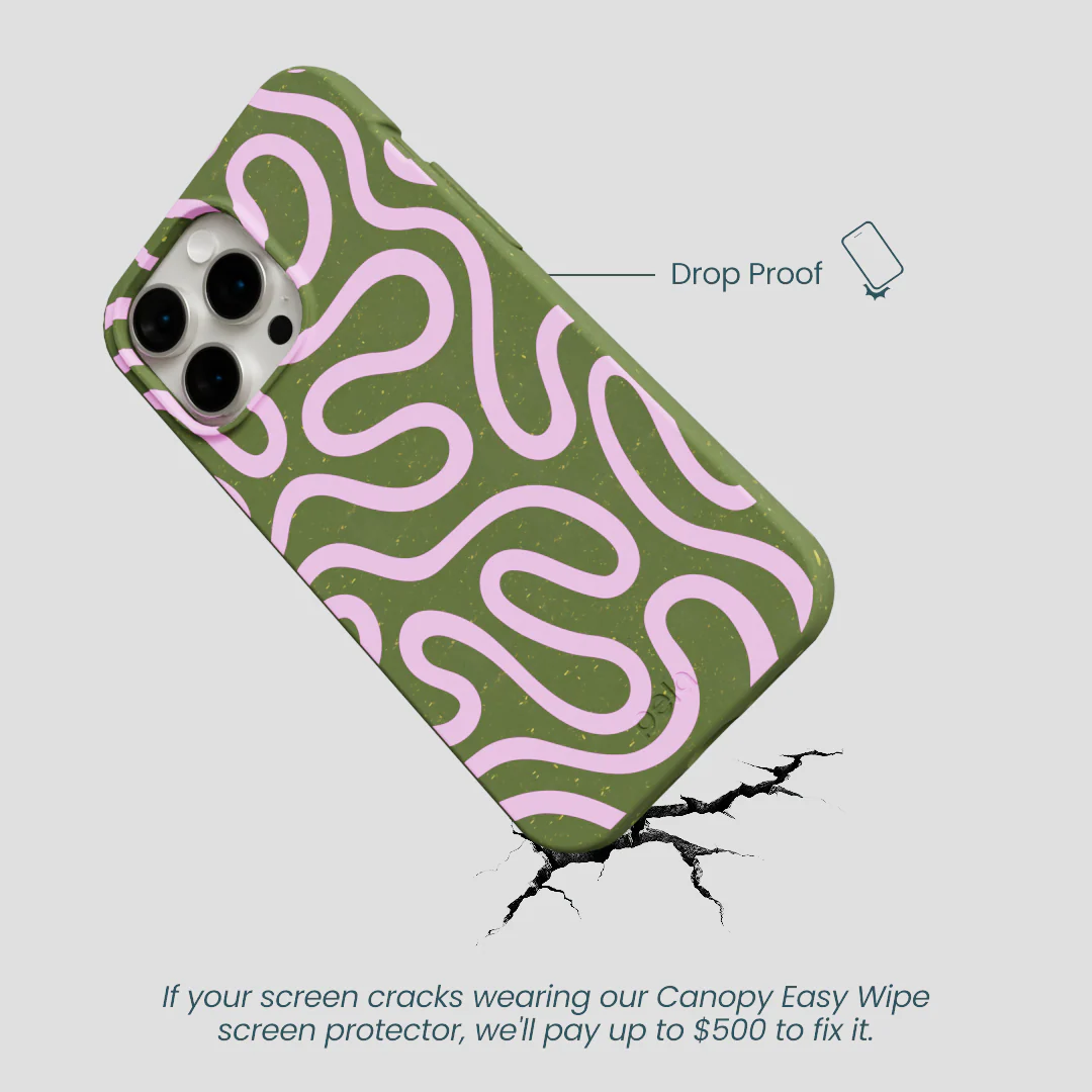 Forest Floor Cotton Curls iPhone 15 Pro Max Case - Image 5