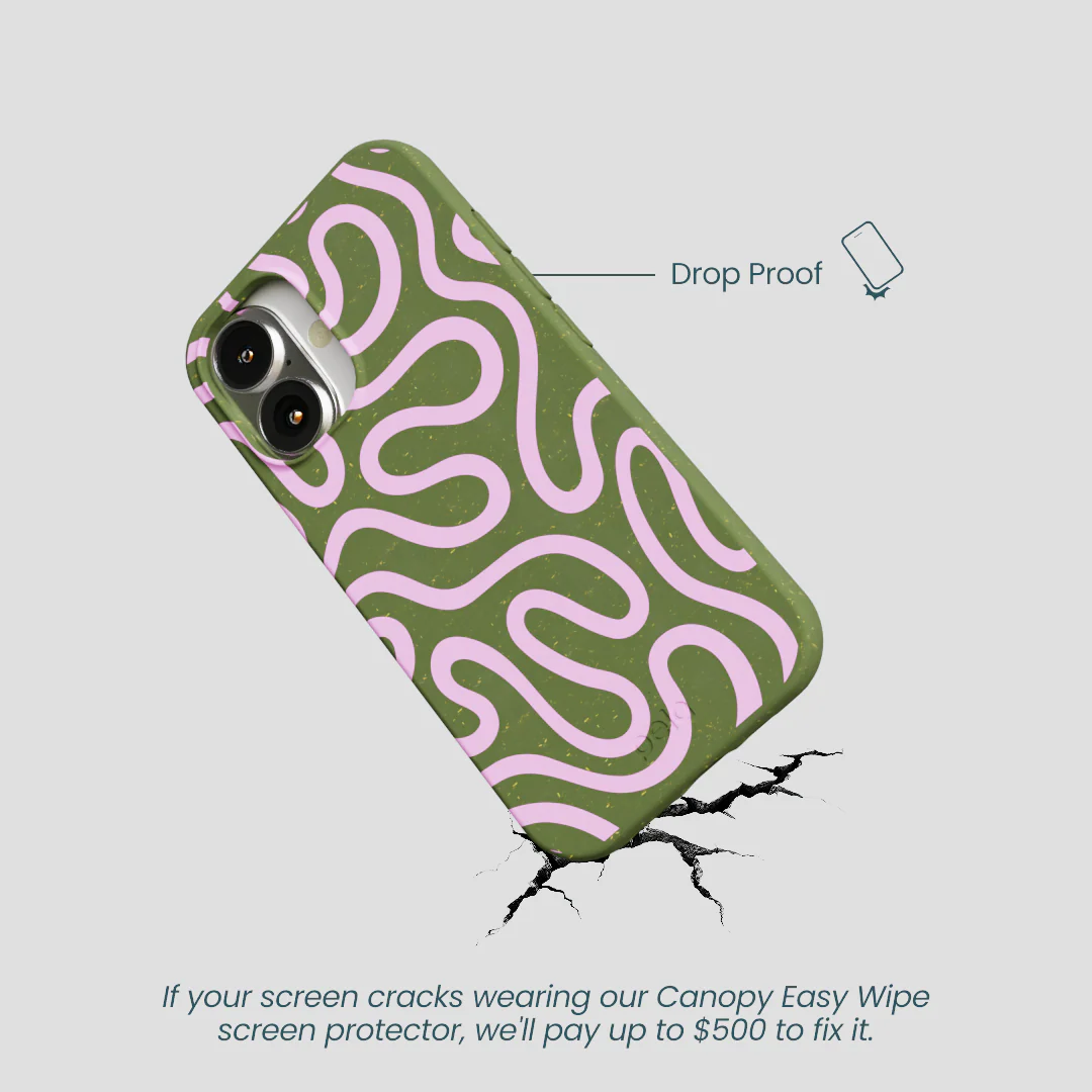 Forest Floor Cotton Curls iPhone 16 Case - Image 5