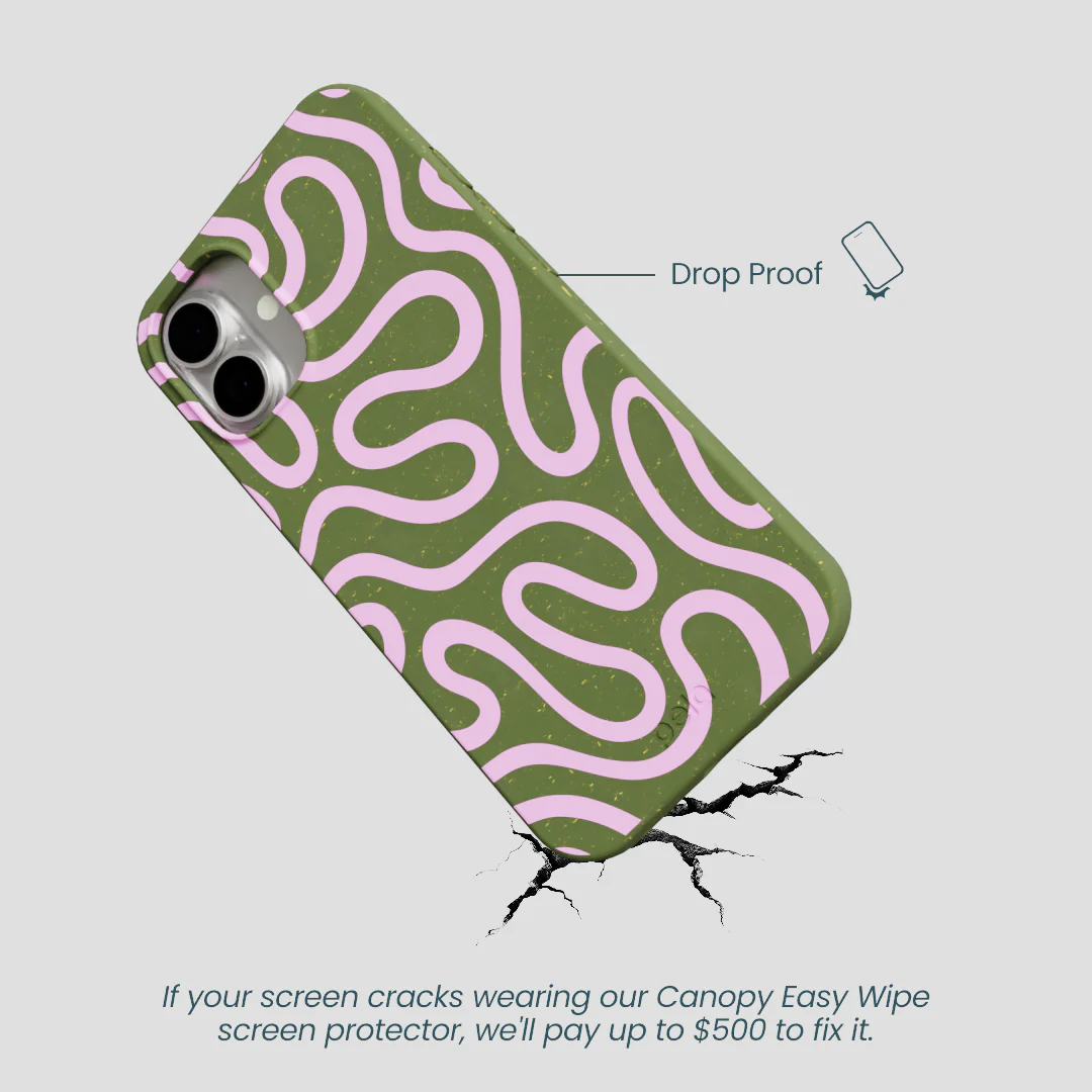 Forest Floor Cotton Curls iPhone 16 Plus Case - Image 5