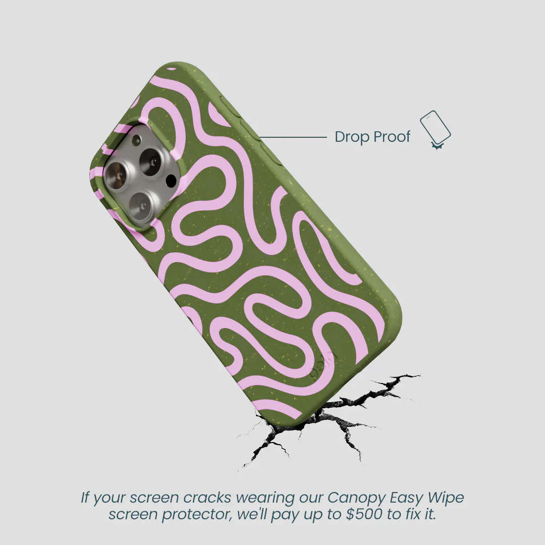 Forest Floor Cotton Curls iPhone 16 Pro Case - Image 5