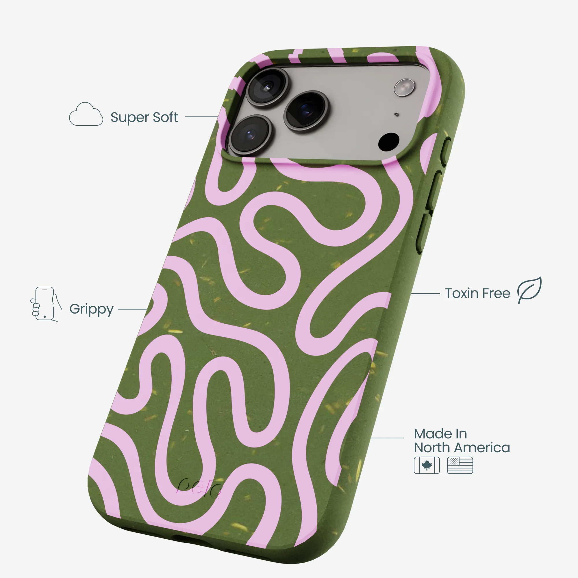 Forest Floor Cotton Curls iPhone 17 Pro Max Case - Image 4