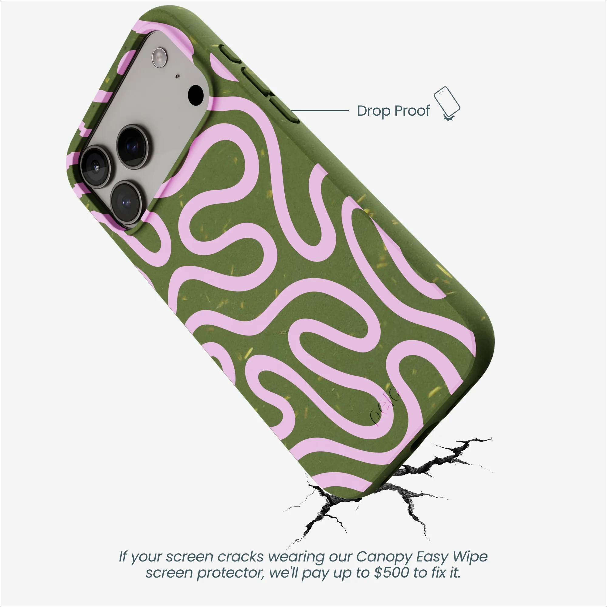 Forest Floor Cotton Curls iPhone 17 Pro Max Case - Image 5