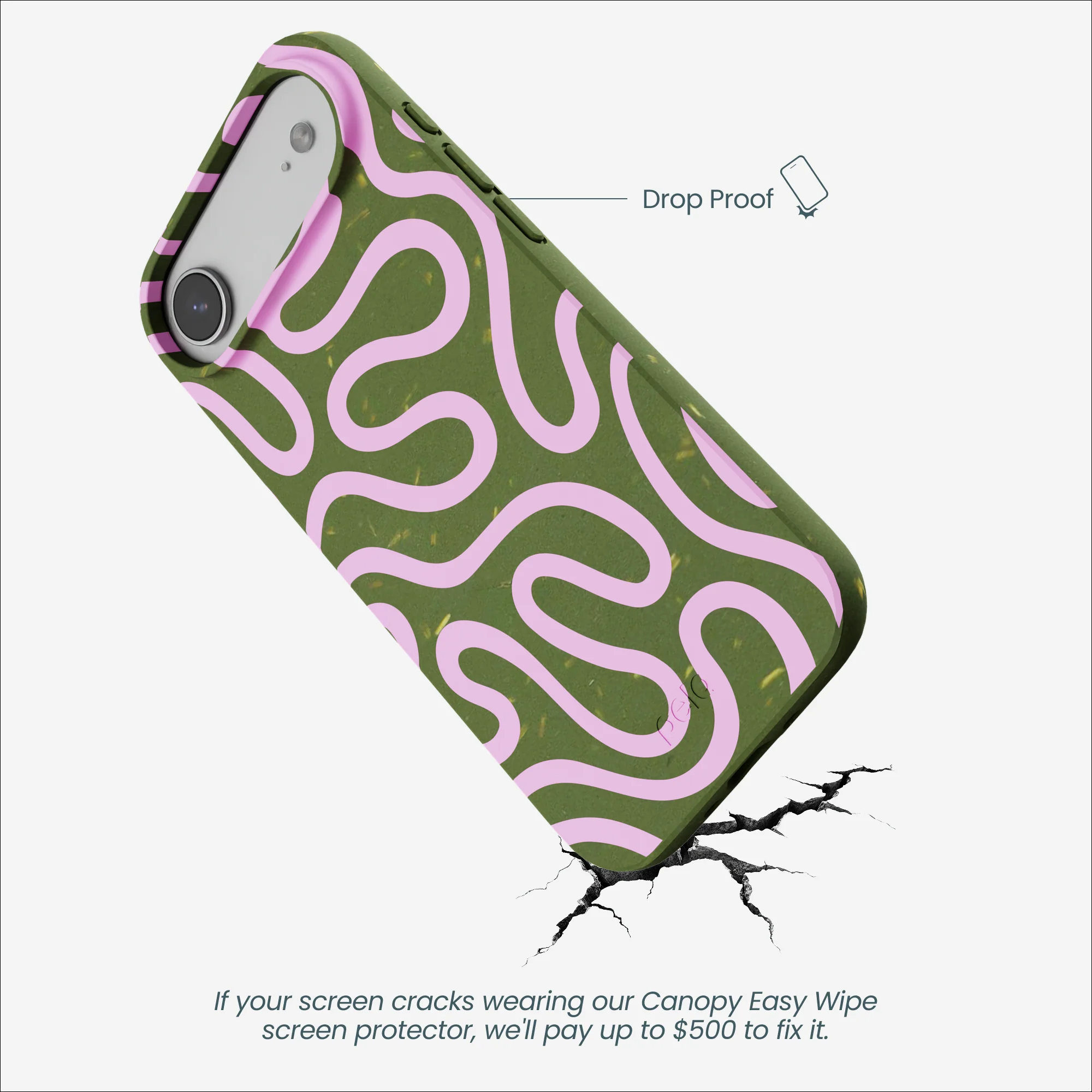Forest Floor Cotton Curls iPhone Air Case - Image 5