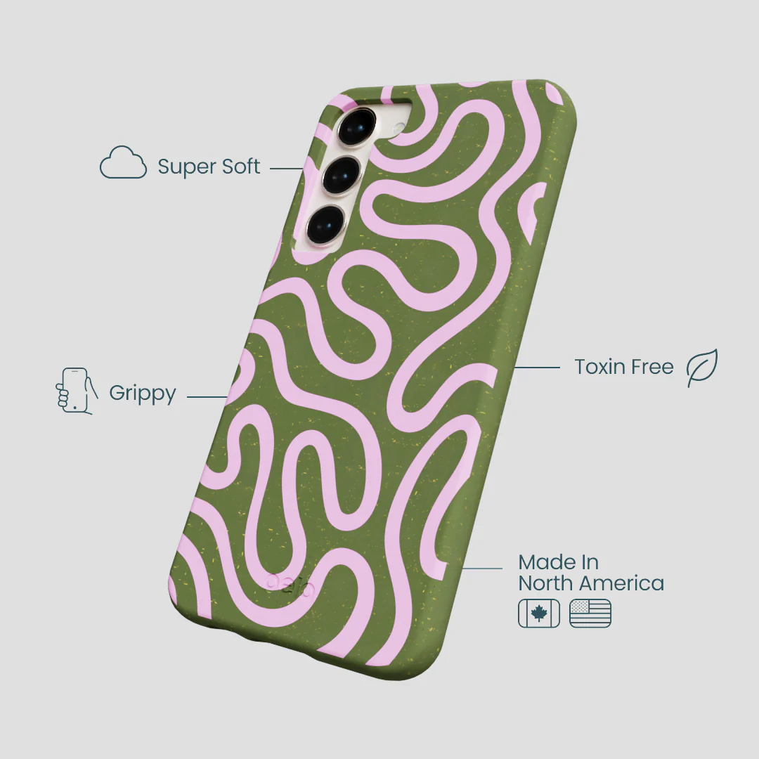 Forest Floor Cotton Curls Samsung Galaxy S23+(Plus) Case - Image 4