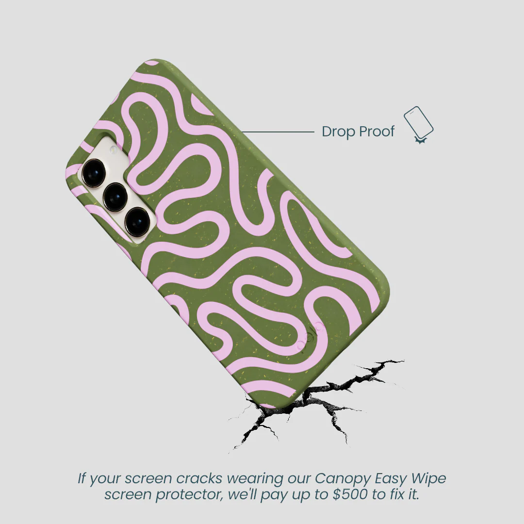 Forest Floor Cotton Curls Samsung Galaxy S24 Case - Image 5