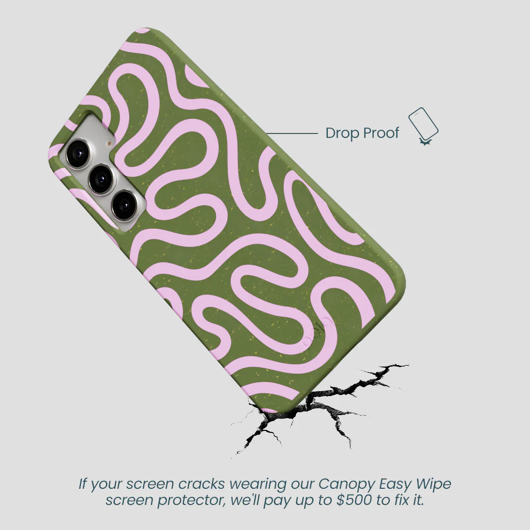 Forest Floor Cotton Curls Samsung Galaxy S25+(Plus) Case - Image 5