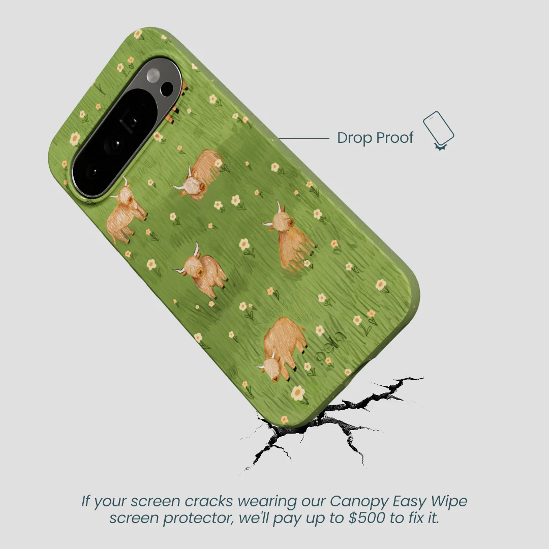 Forest Floor Cozy Cows Google Pixel 10 Pro XL Case - Image 4