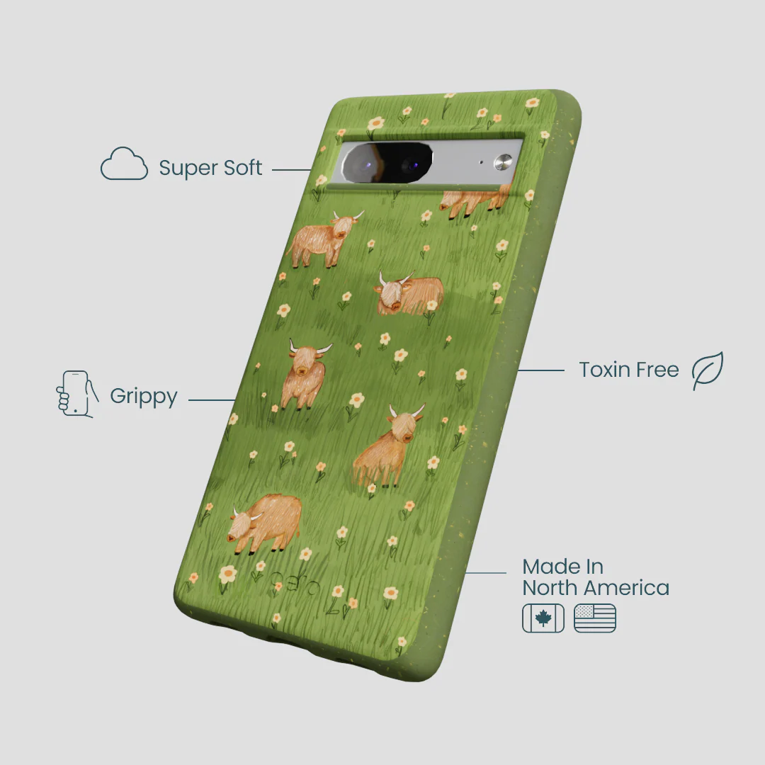 Forest Floor Cozy Cows Google Pixel 7 Case - Image 3