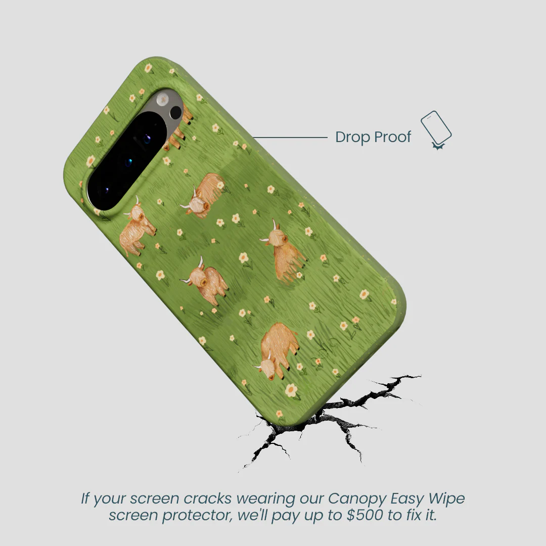 Forest Floor Cozy Cows Google Pixel 9/9 Pro Case - Image 4