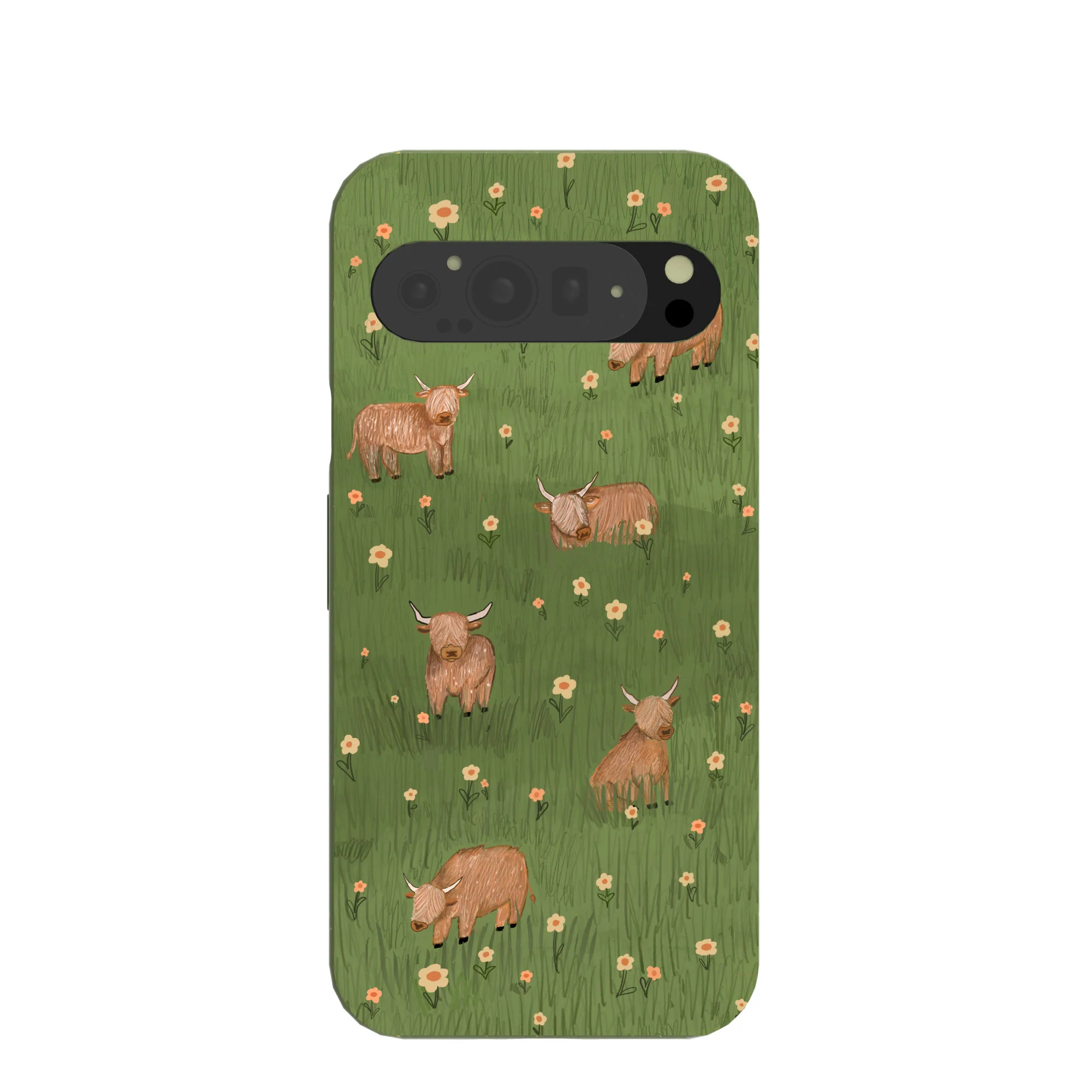 Forest Floor Cozy Cows Google Pixel 9 Pro XL Case