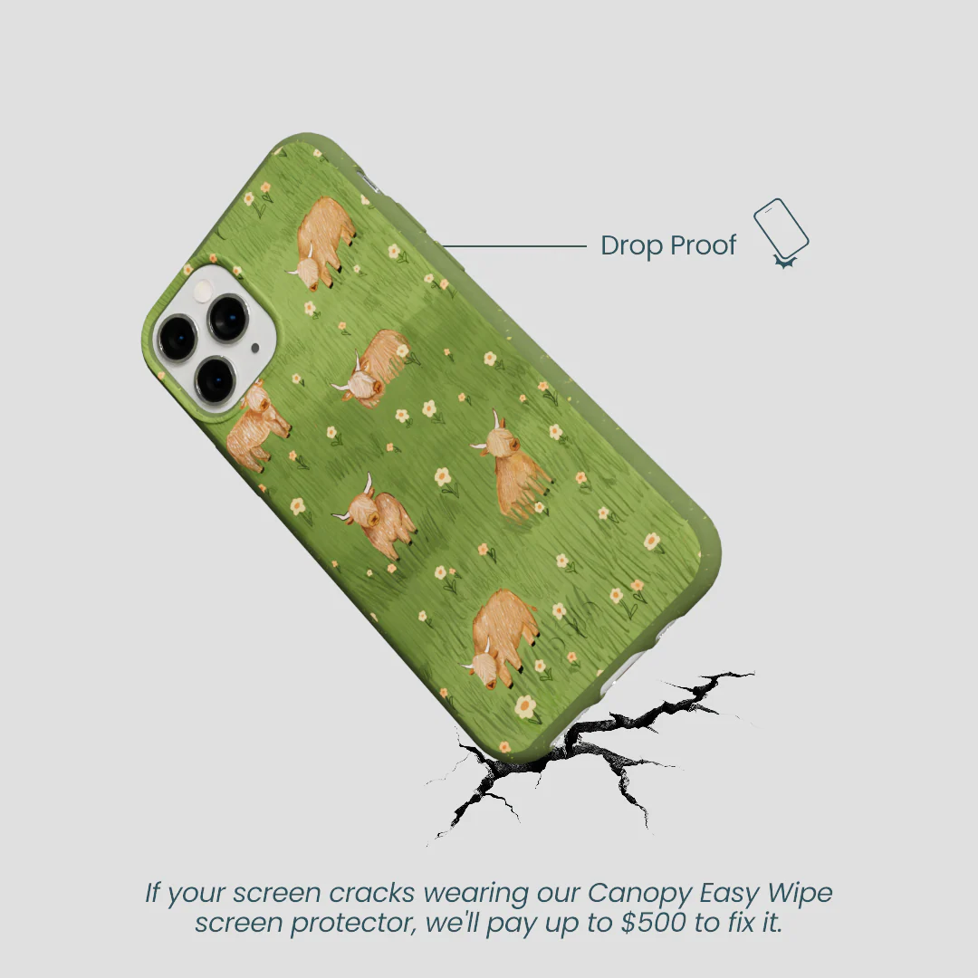 Forest Floor Cozy Cows iPhone 11 Pro Case - Image 4