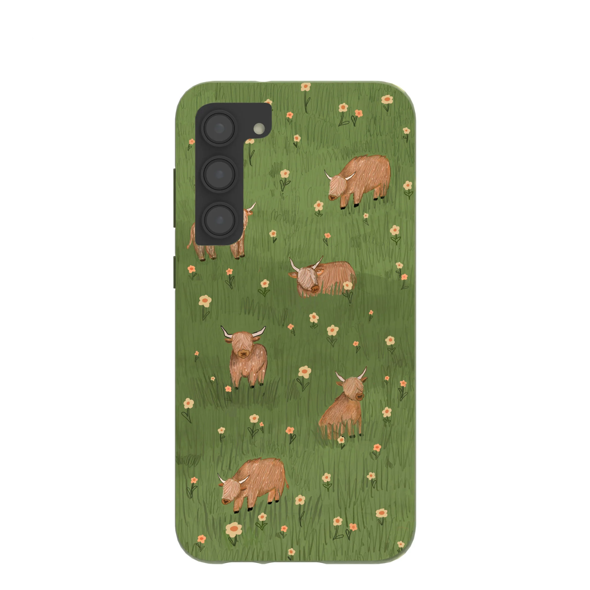 Forest Floor Cozy Cows Samsung Galaxy S23+(Plus) Case