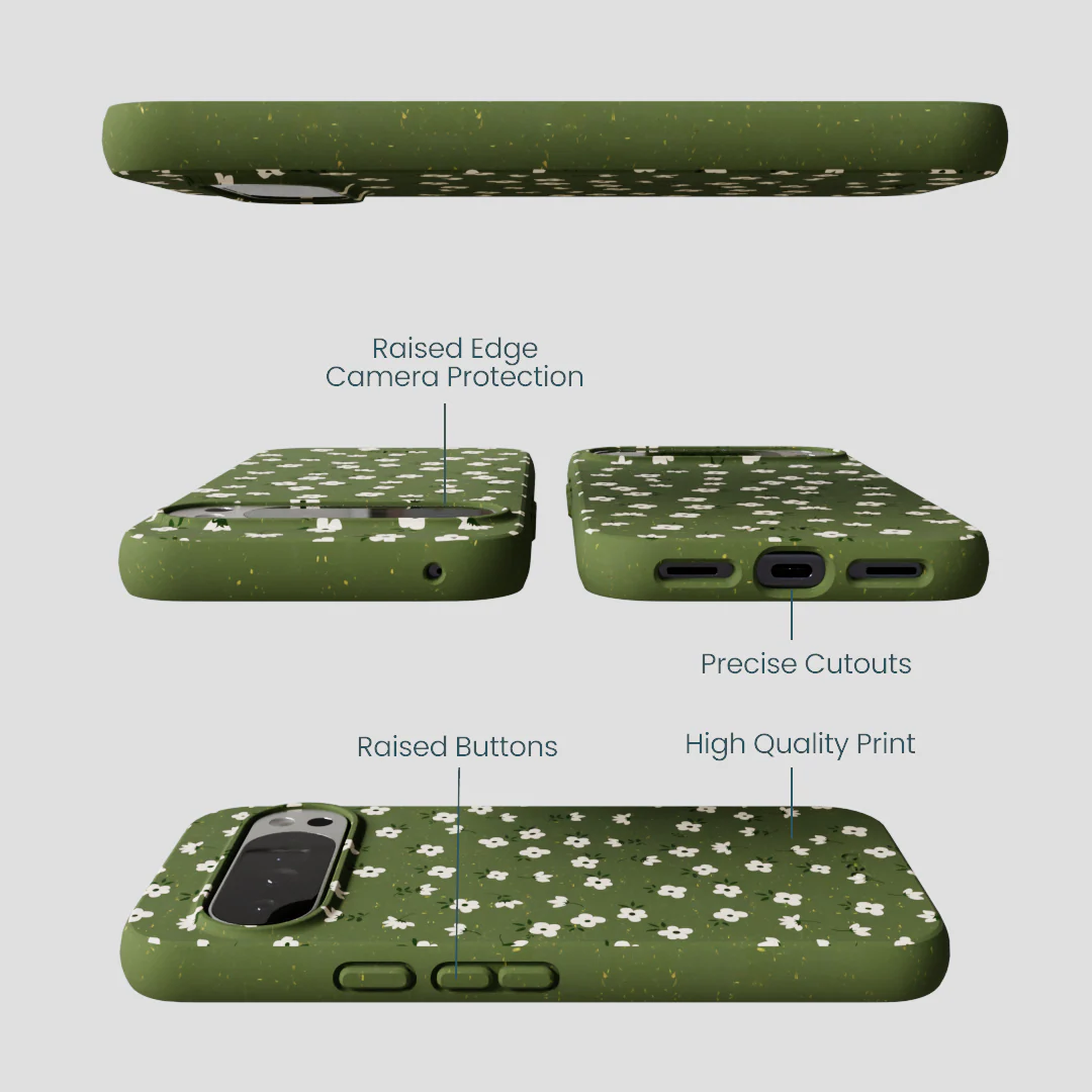Forest Floor Ditzy Greens Google Pixel 10 Pro XL Case - Image 3