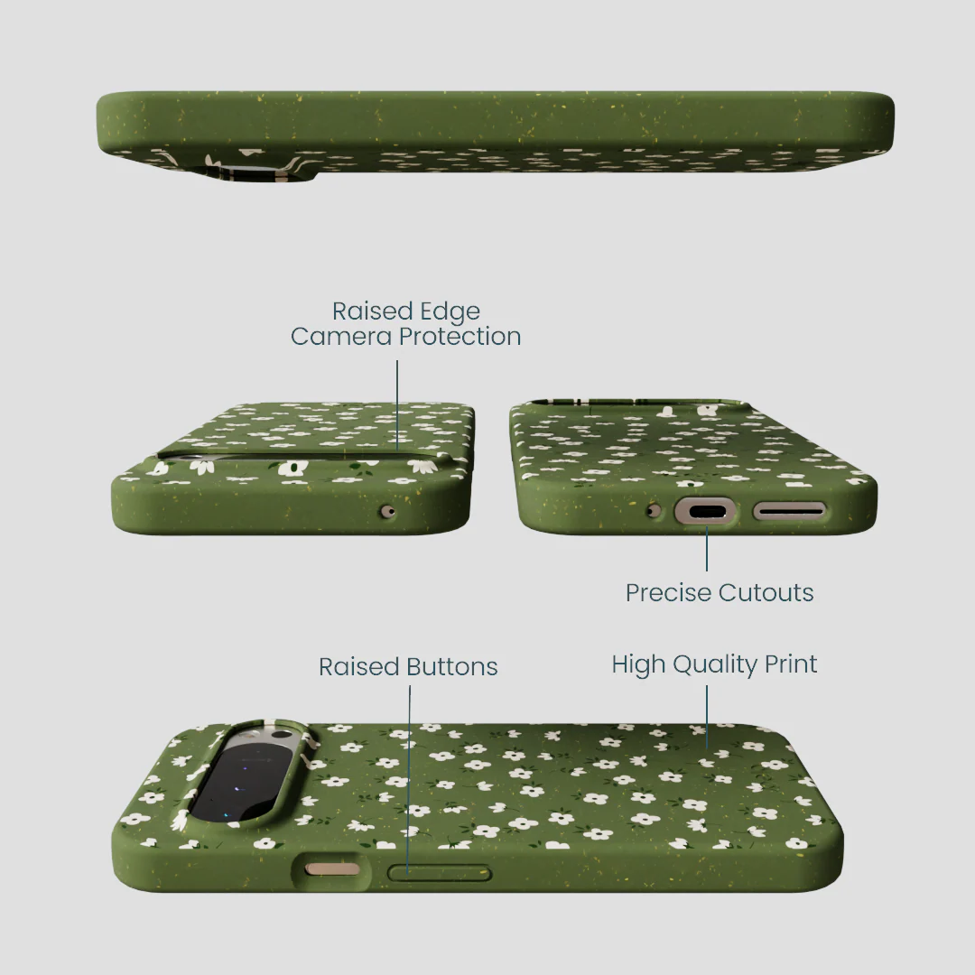 Forest Floor Ditzy Greens Google Pixel 9 Pro XL Case - Image 3