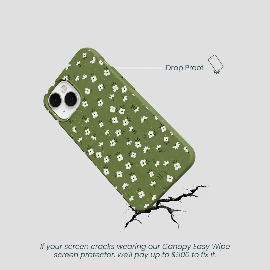 Forest Floor Ditzy Greens iPhone 13 Mini Case - Image 5
