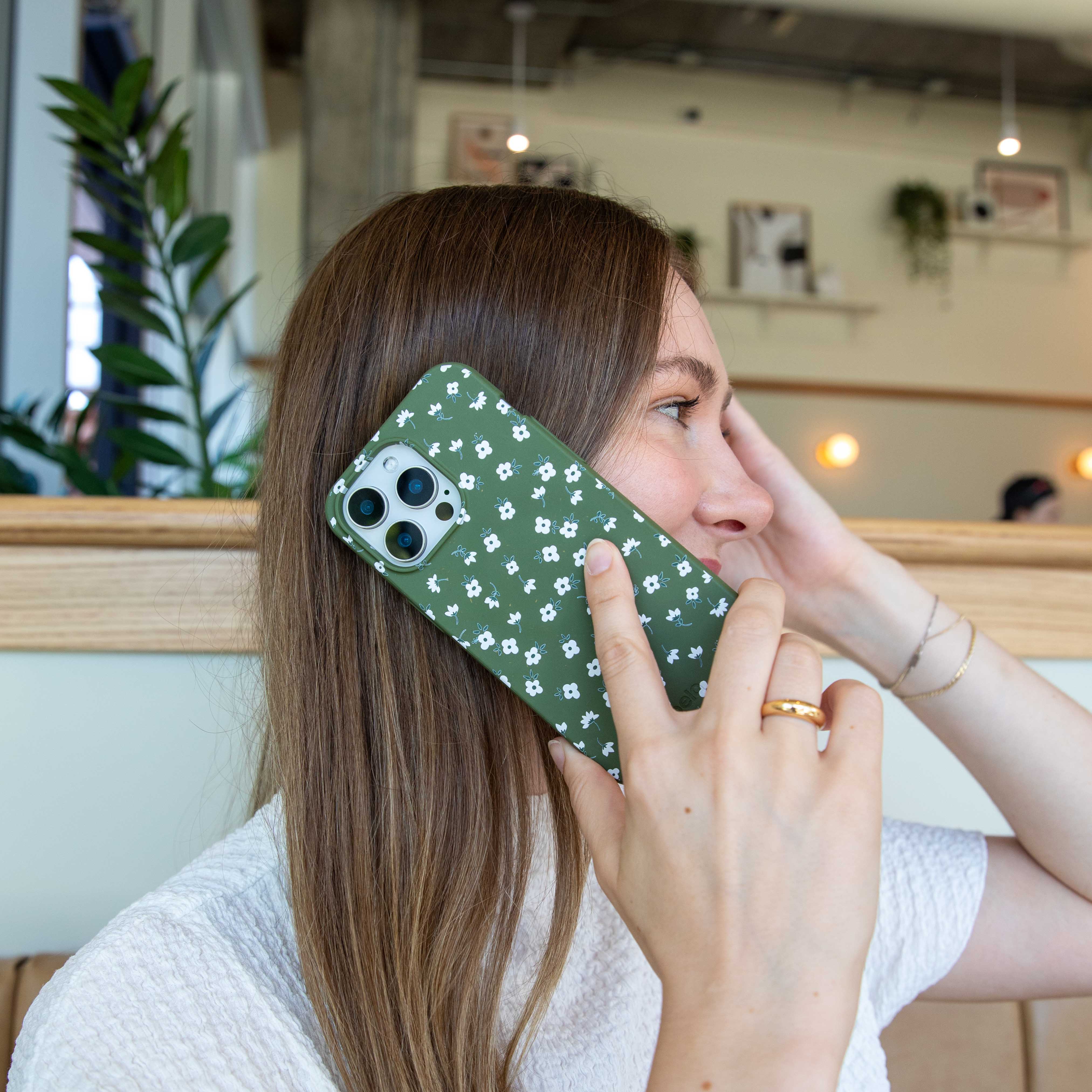 Forest Floor Ditzy Greens iPhone 13 Pro Case - Image 9
