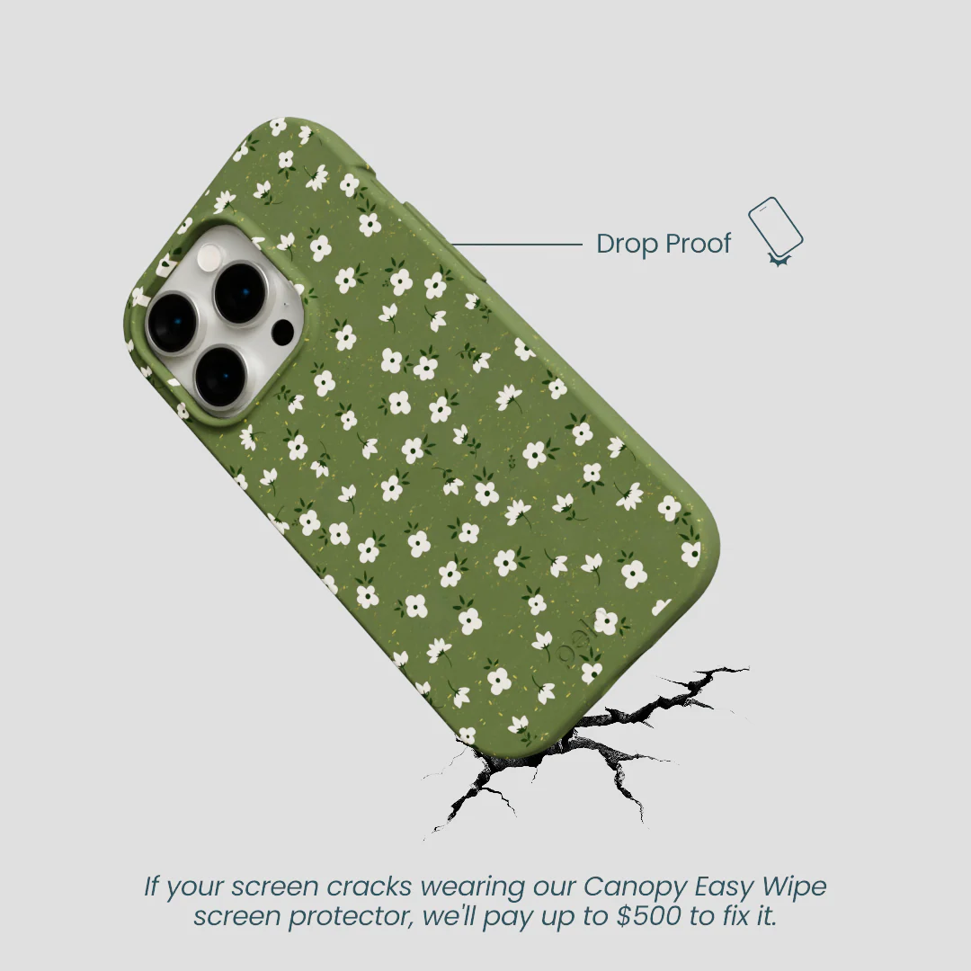 Forest Floor Ditzy Greens iPhone 14 Pro Case - Image 5