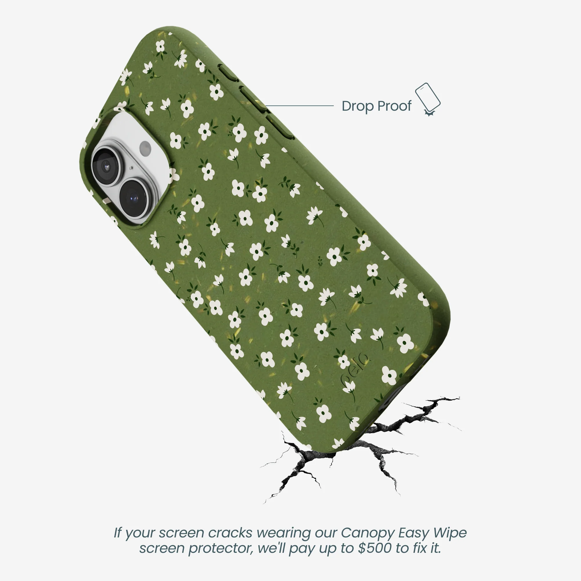 Forest Floor Ditzy Greens iPhone 17 Case - Image 5