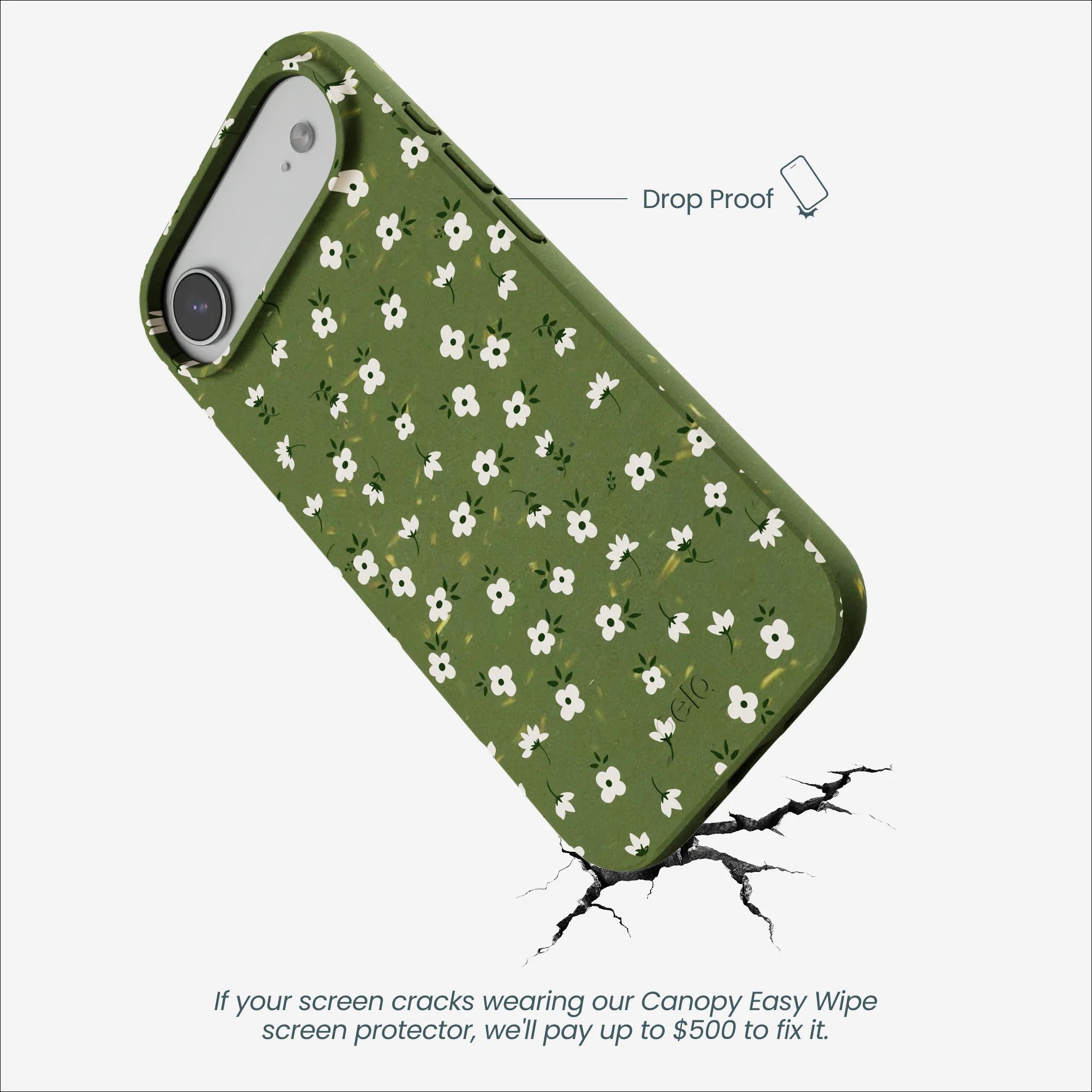 Forest Floor Ditzy Greens iPhone Air Case - Image 5
