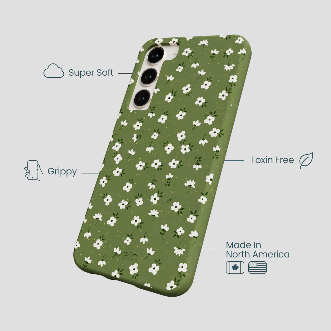 Forest Floor Ditzy Greens Samsung Galaxy S23+(Plus) Case - Image 4