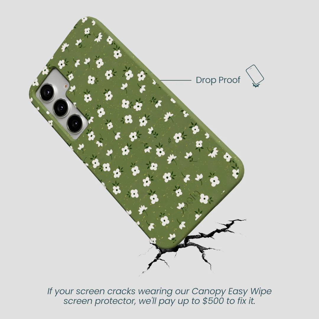 Forest Floor Ditzy Greens Samsung Galaxy S25+(Plus) Case - Image 5