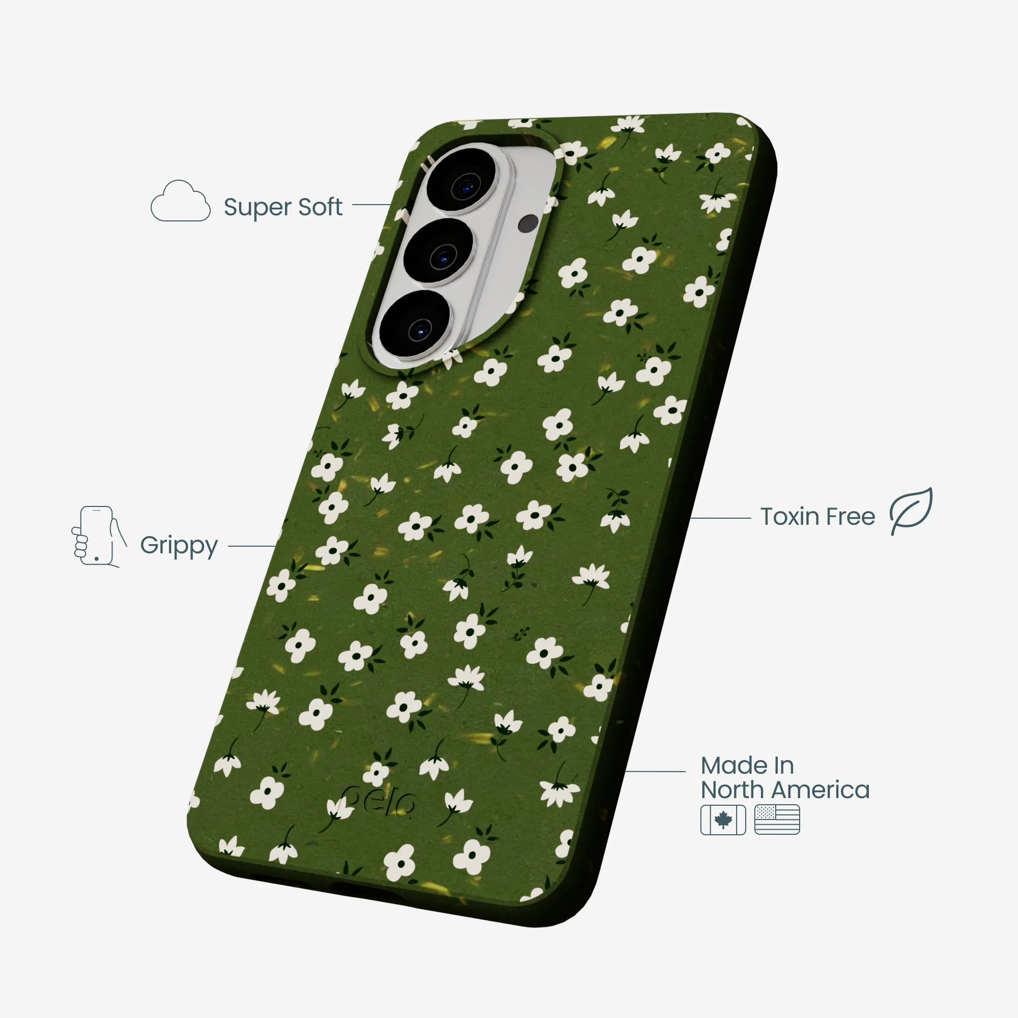 Forest Floor Ditzy Greens Samsung Galaxy S26 Case - Image 4