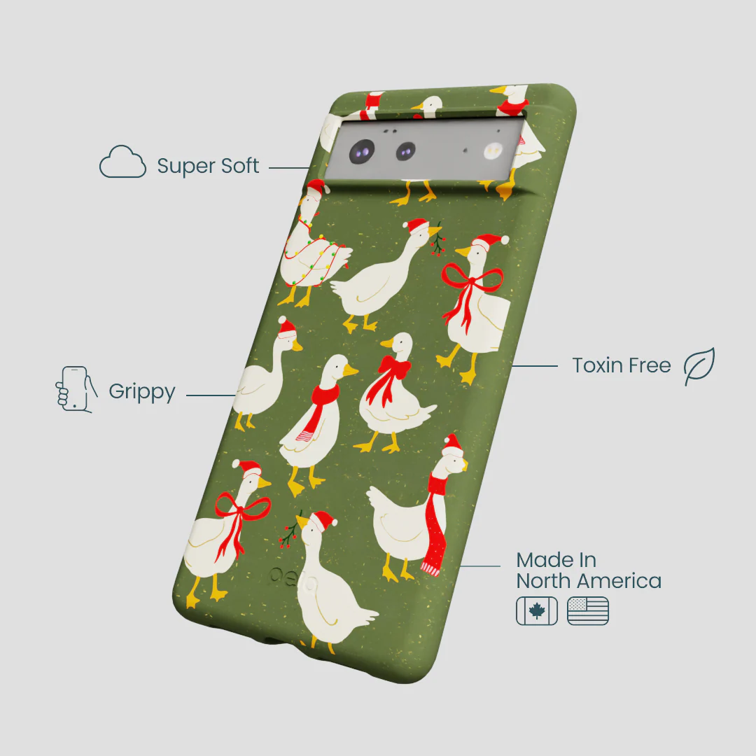 Forest Floor Duck the Halls Google Pixel 6a Case - Image 4