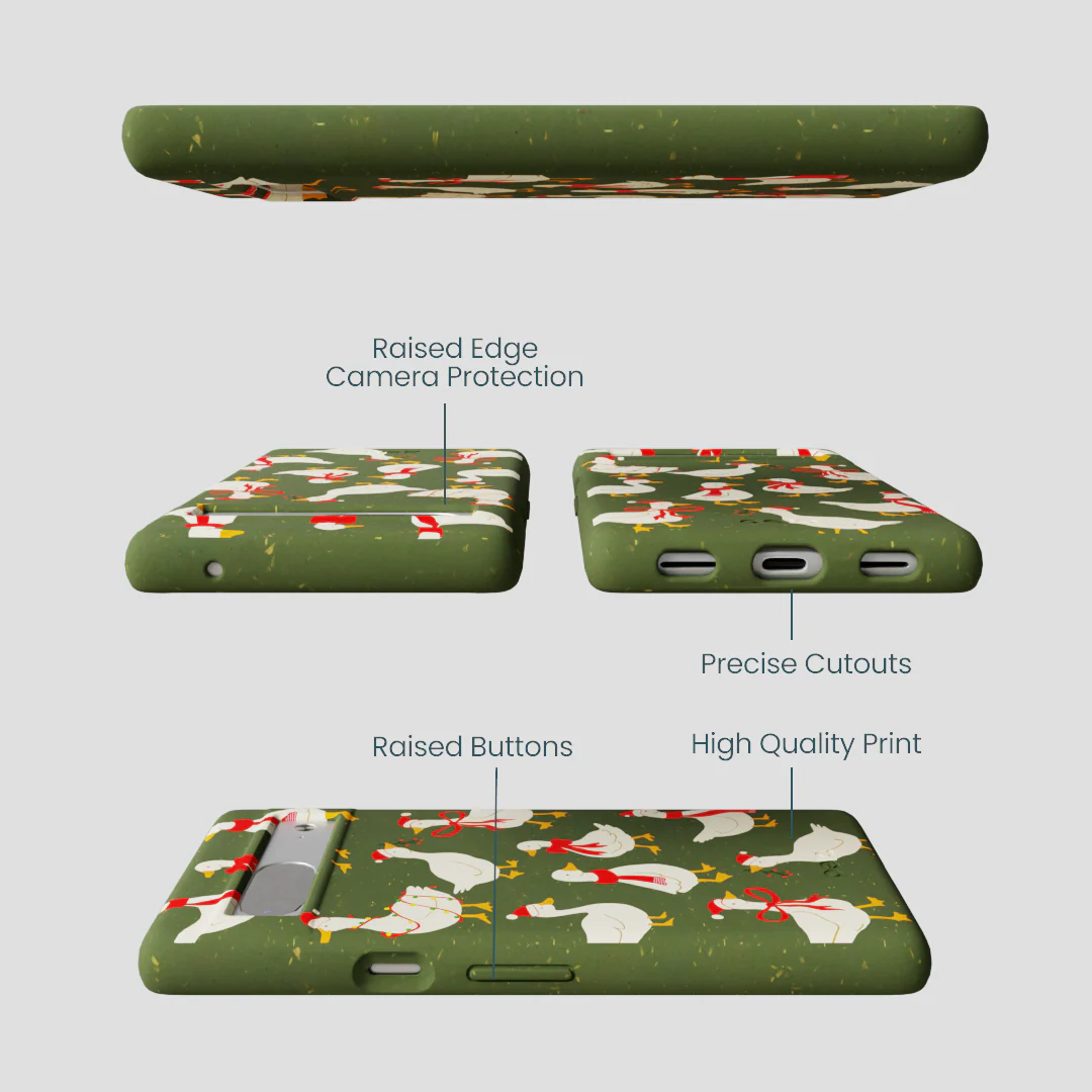 Forest Floor Duck the Halls Google Pixel 7 Case - Image 3