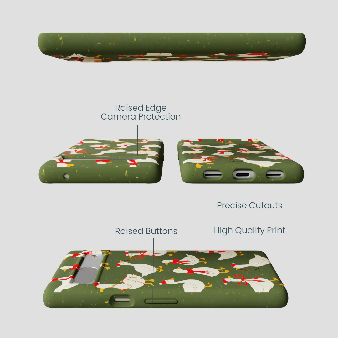 Forest Floor Duck the Halls Google Pixel 7a Case - Image 3