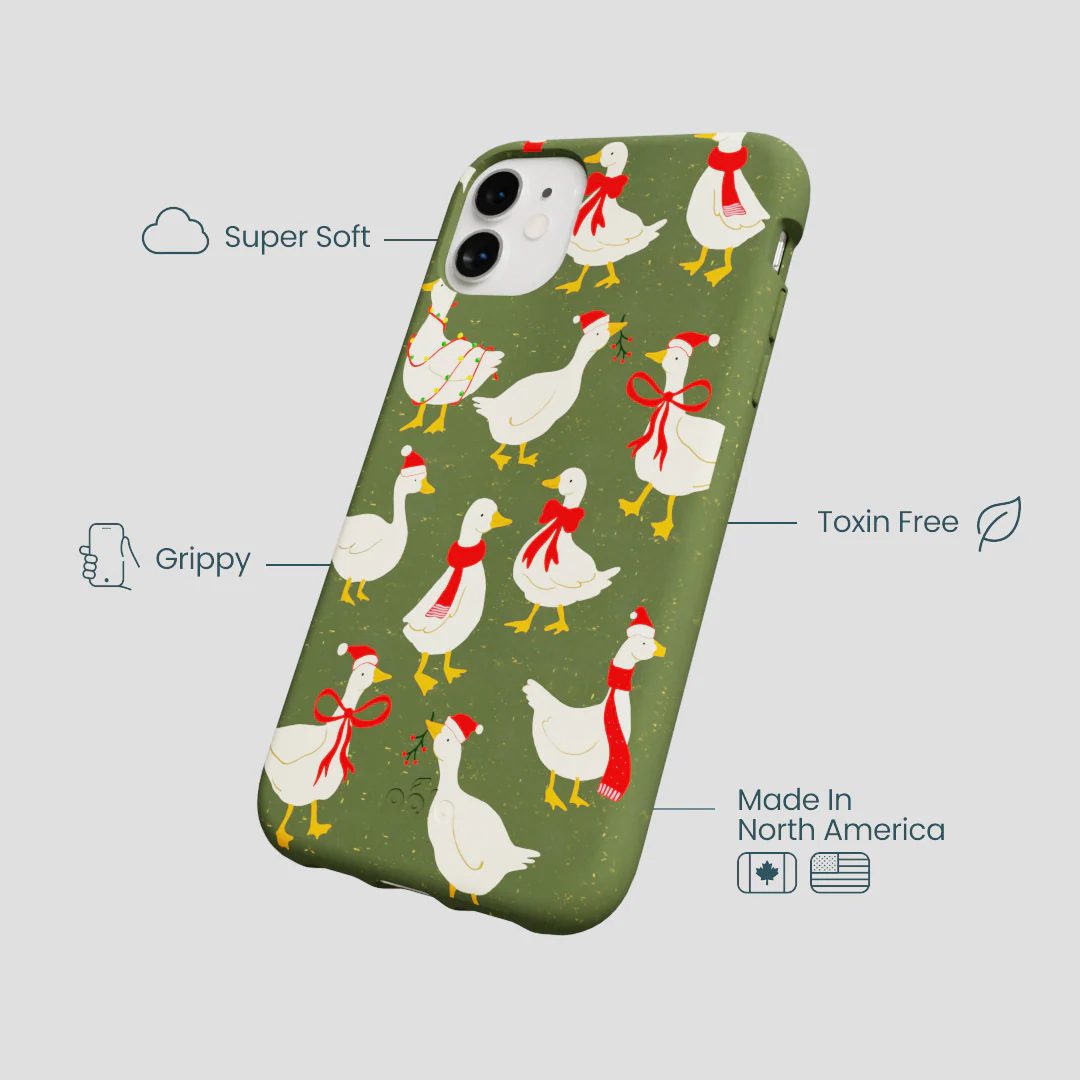 Forest Floor Duck the Halls iPhone 11 Case - Image 4