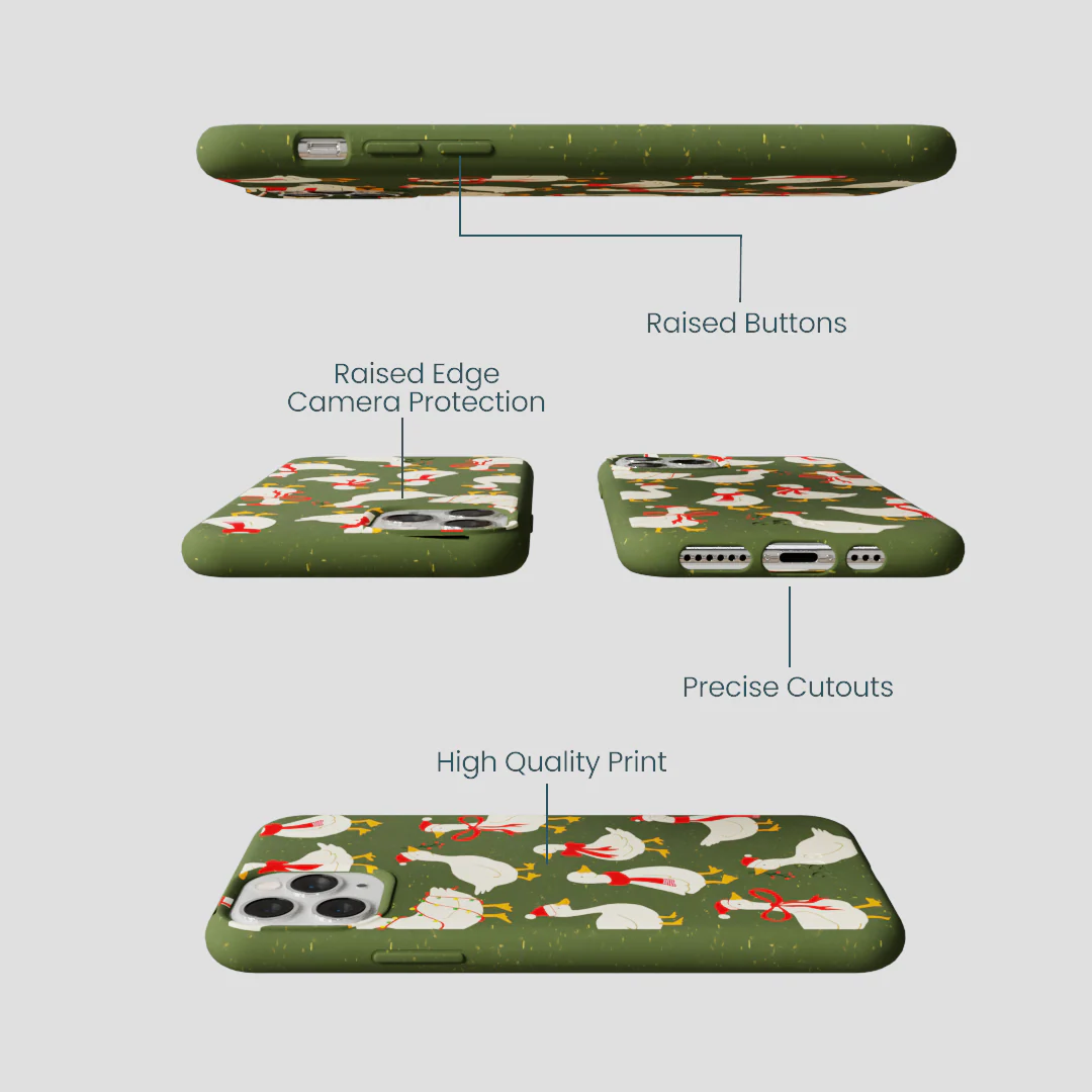 Forest Floor Duck the Halls iPhone 11 Pro Case - Image 3